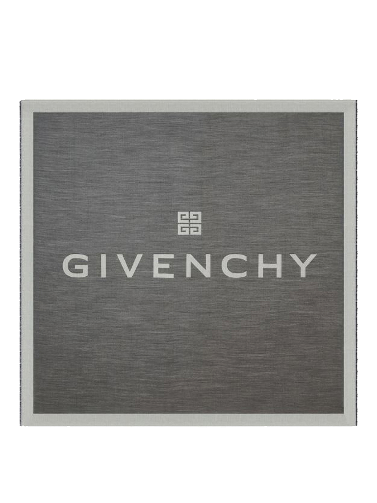 Shop Givenchy Scarf In Grey