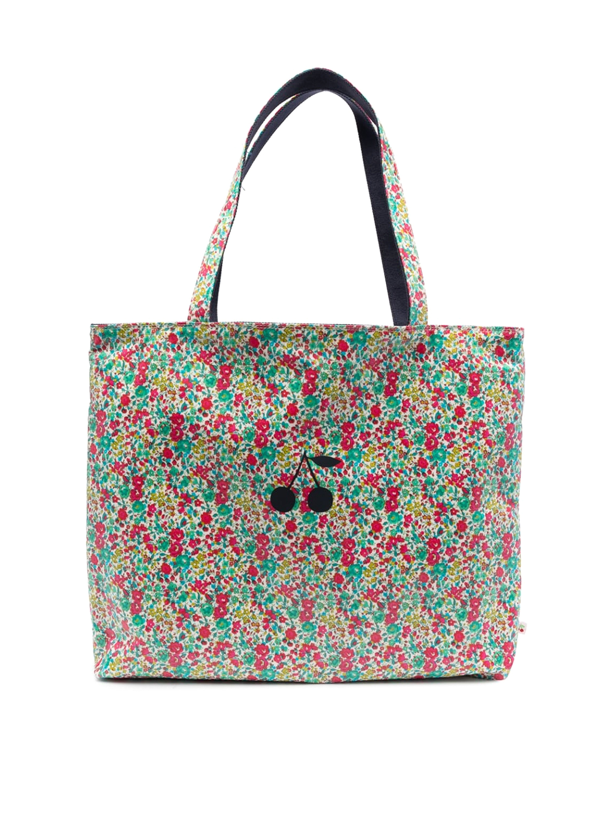 Logo Cotton Terry Tote Bag in Multicoloured - Versace Kids