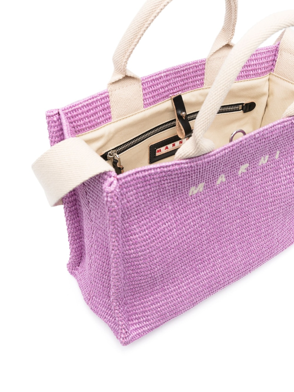 Tory Burch Ella crocheted-raffia Tote Bag - Pink