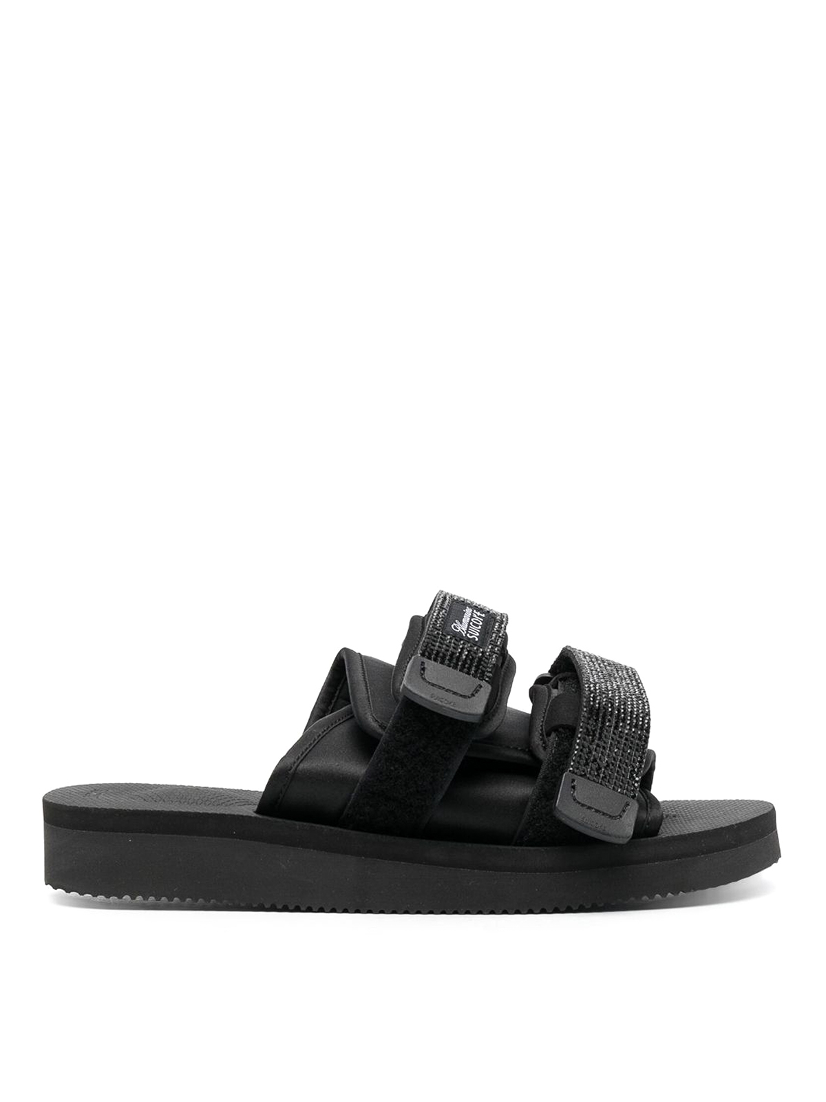 Blumarine Flat Sandals In Black