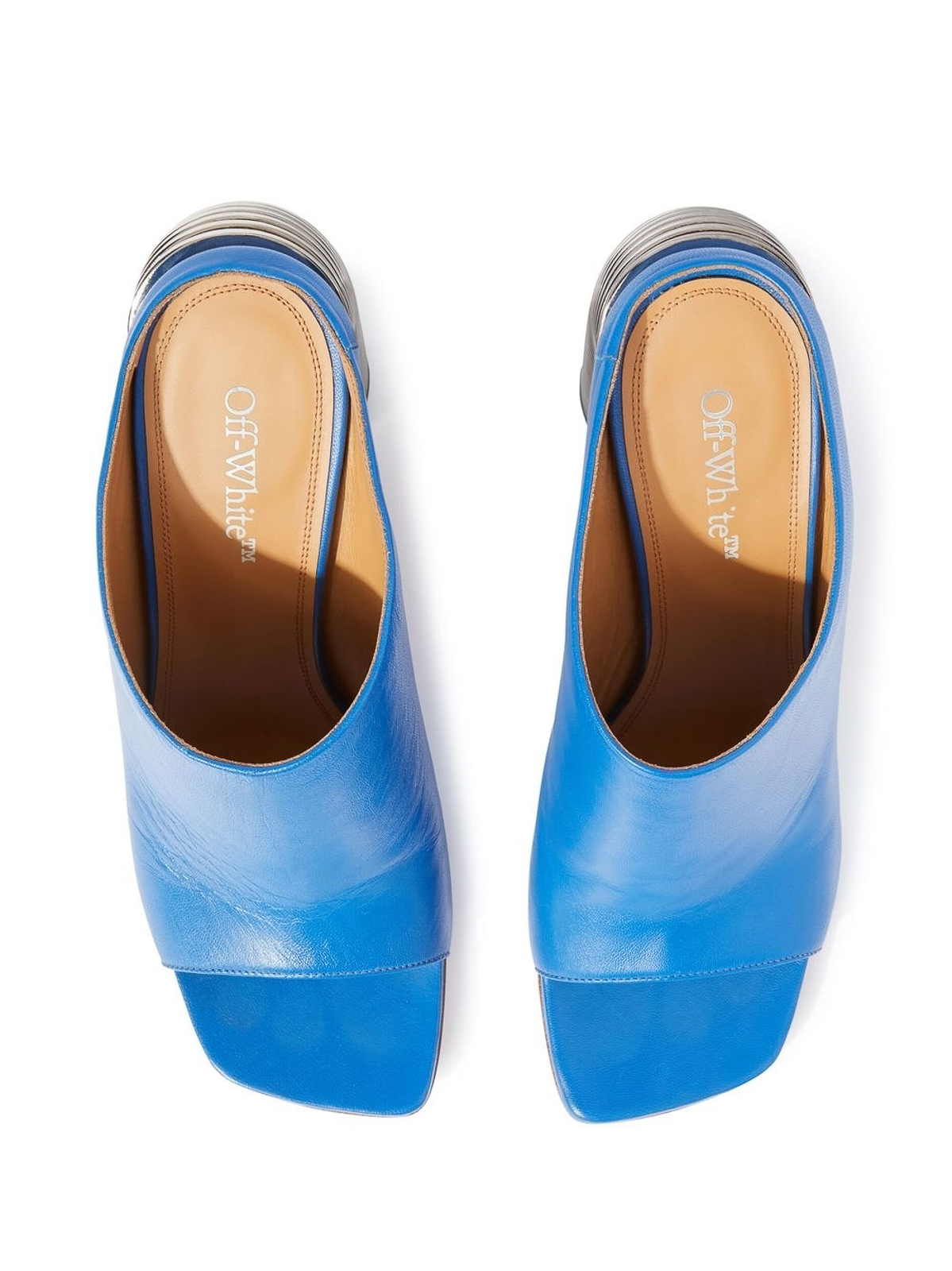 Shop Off-white Chinelas - Azul In Blue