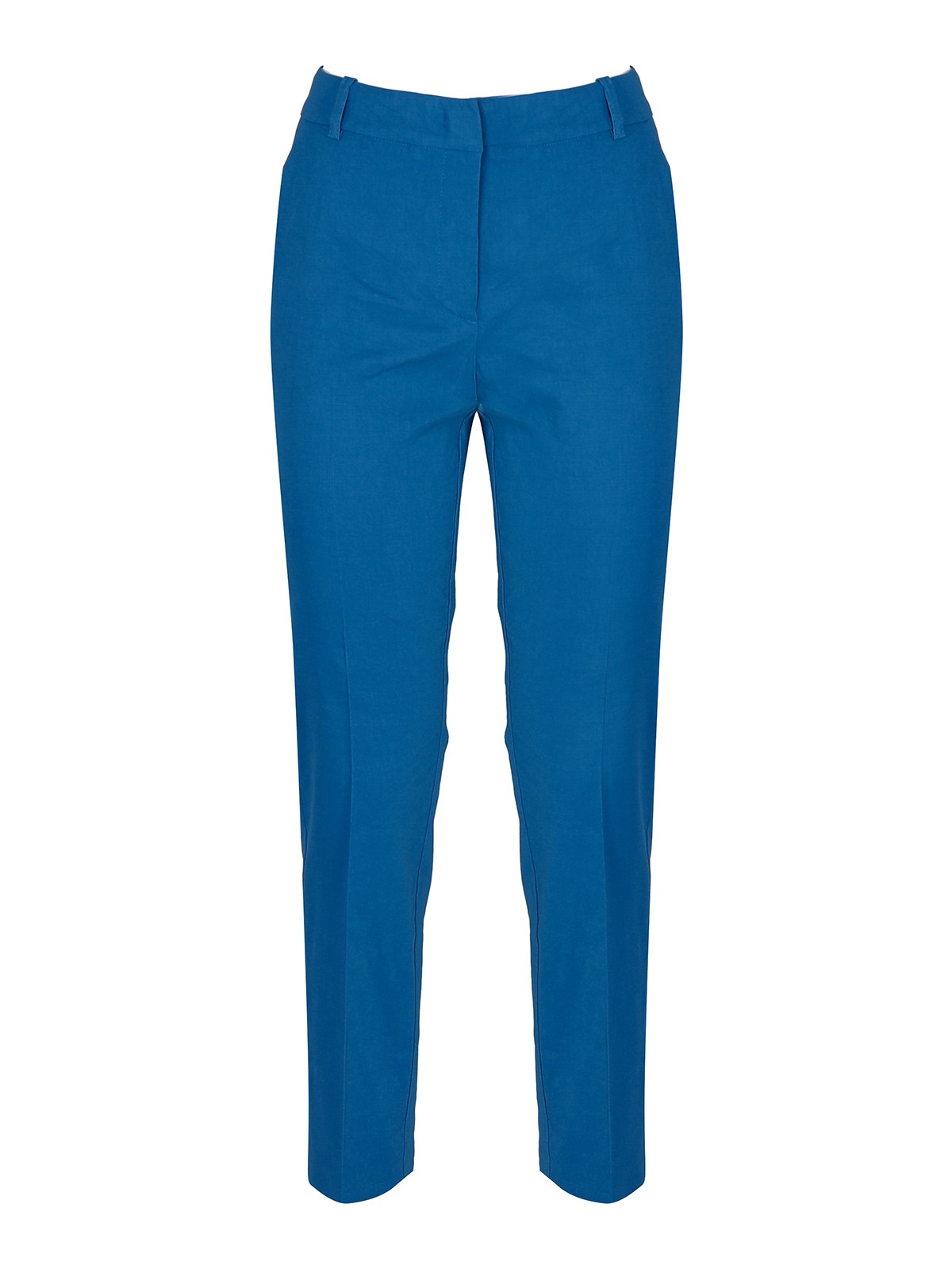 Pinko Cropped Trousers In Blue