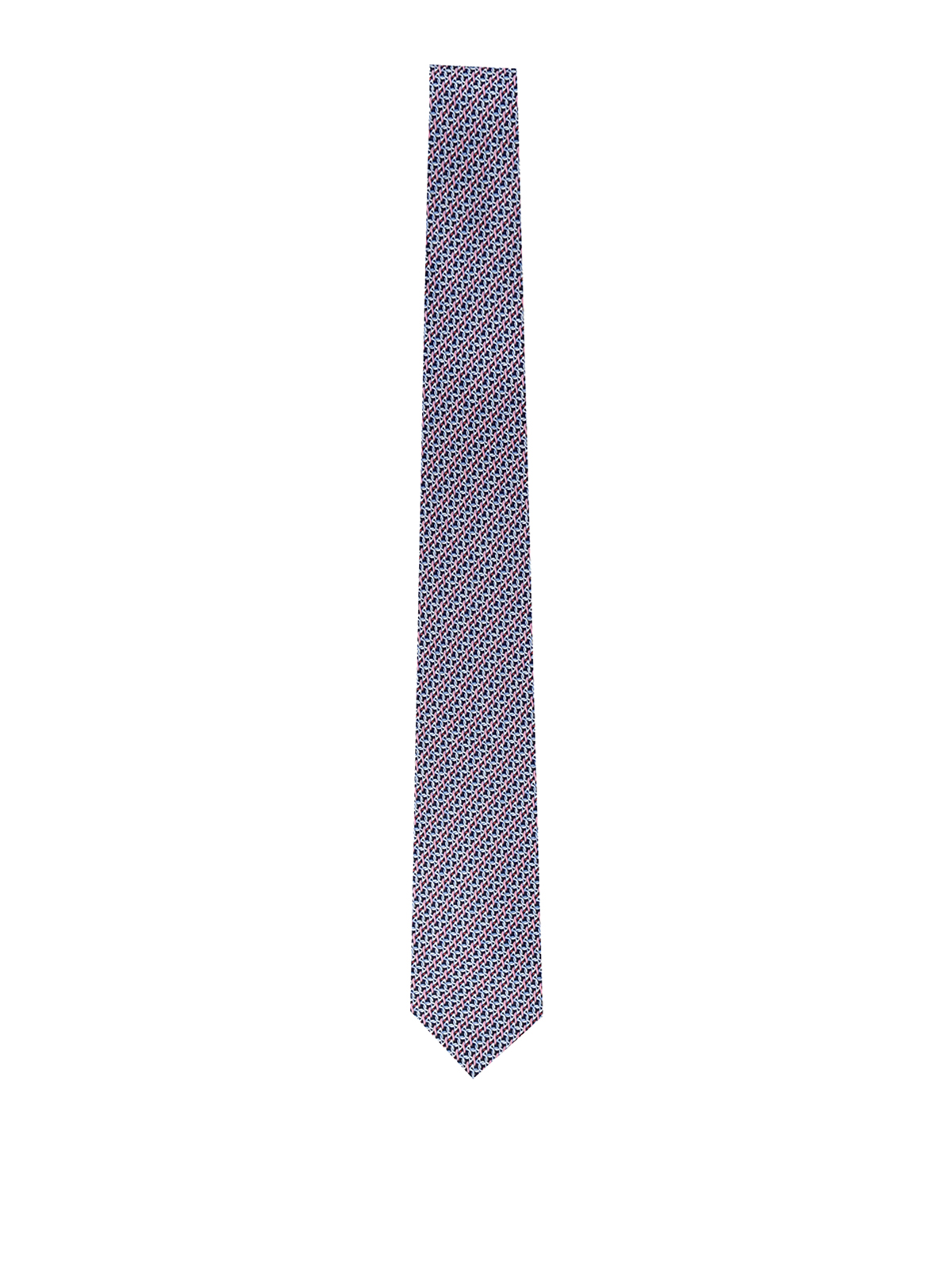 Ties & bow ties Salvatore Ferragamo - Tie with gancini print ...