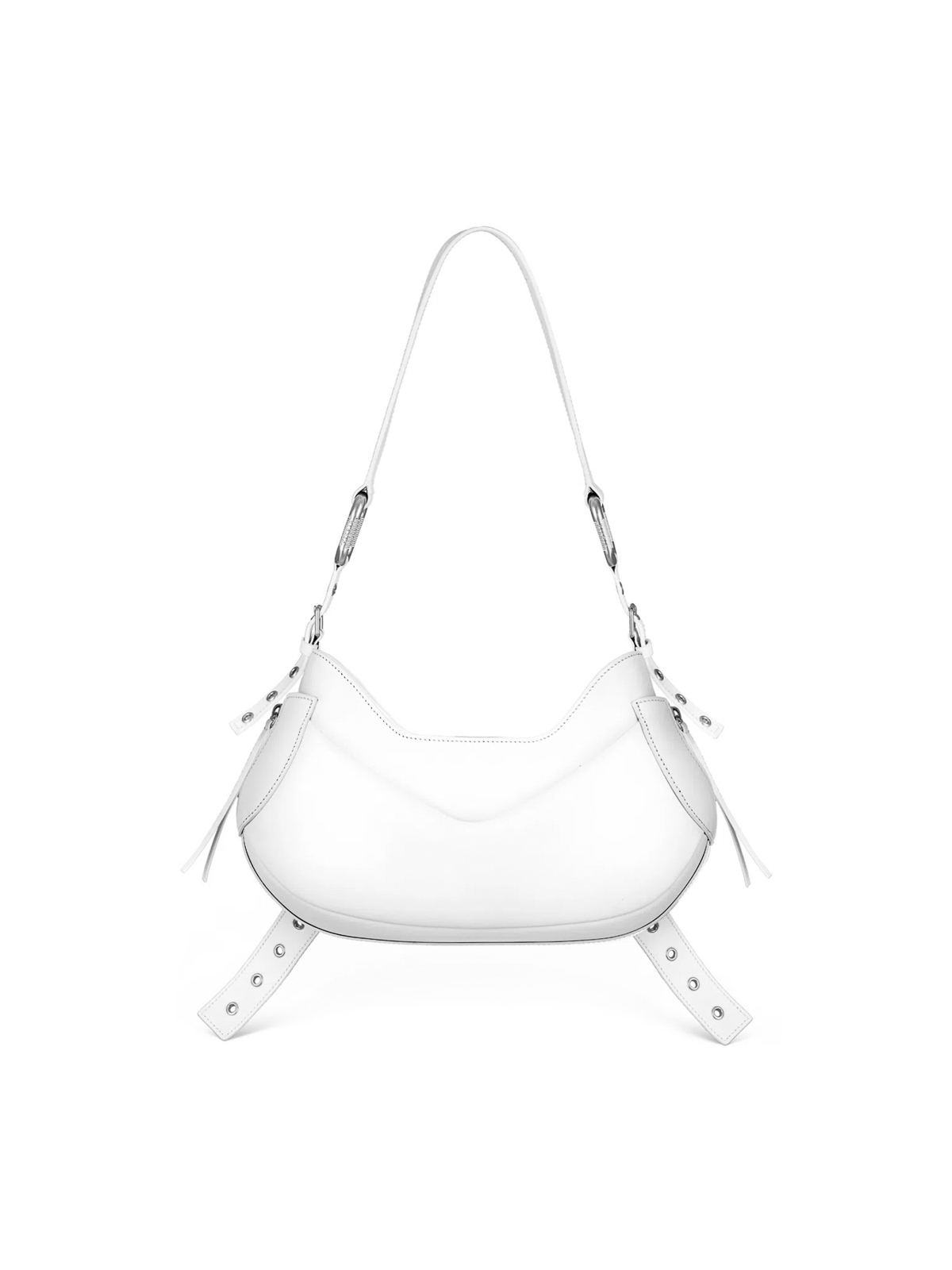 Shop Biasia Shoulder Bag Y2k.001 In Blanco