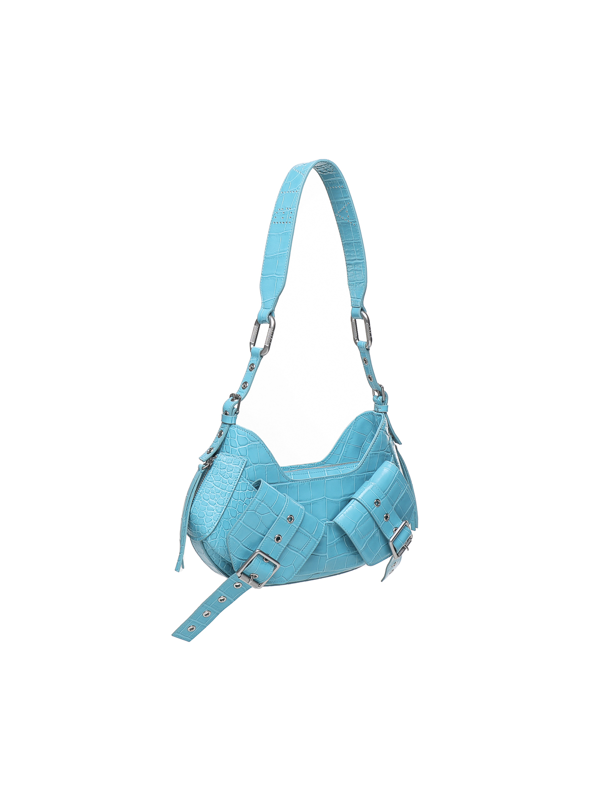Shop Biasia Shoulder Bag Y2k.001 In Light Blue