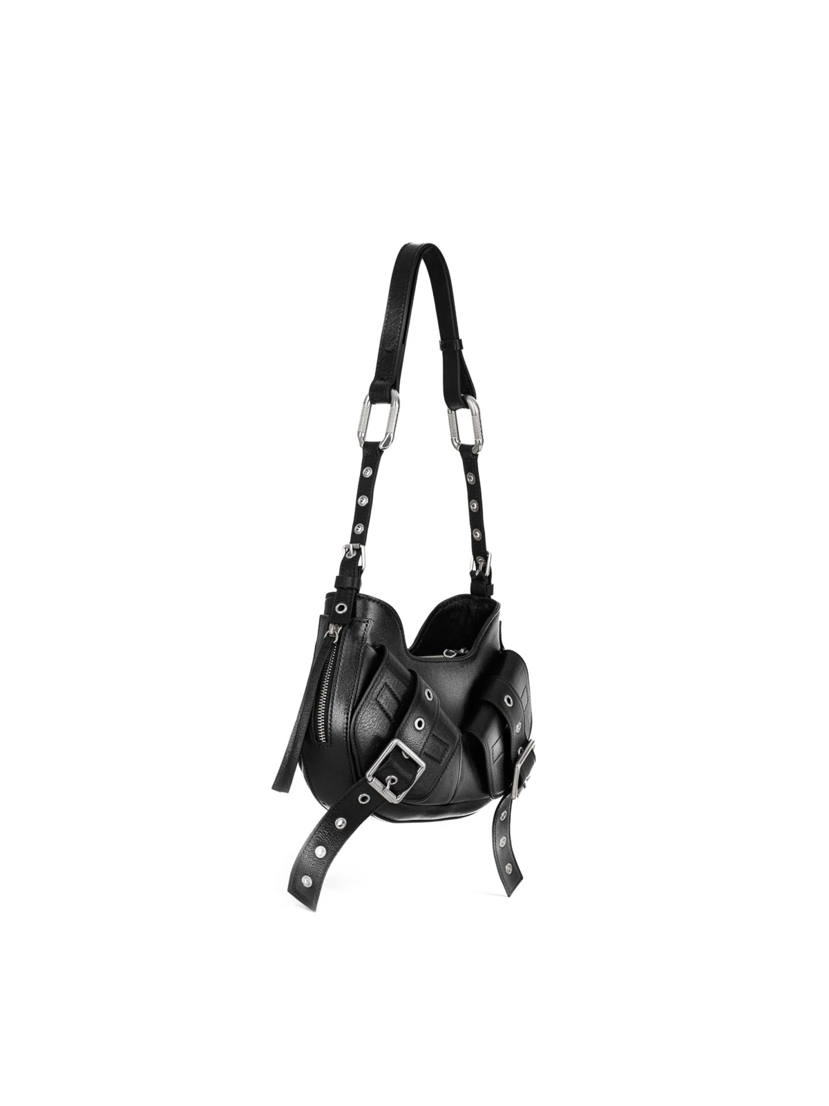 Shop Biasia Shoulder Bag Y2k.002 In Negro