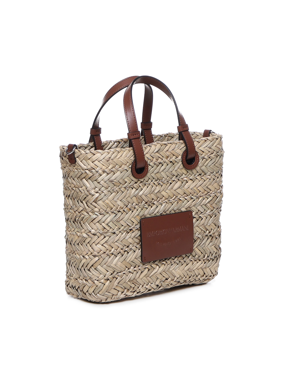 Totes bags Emporio Armani - Capsule mare straw shopper - Y3D258YVN2E88178