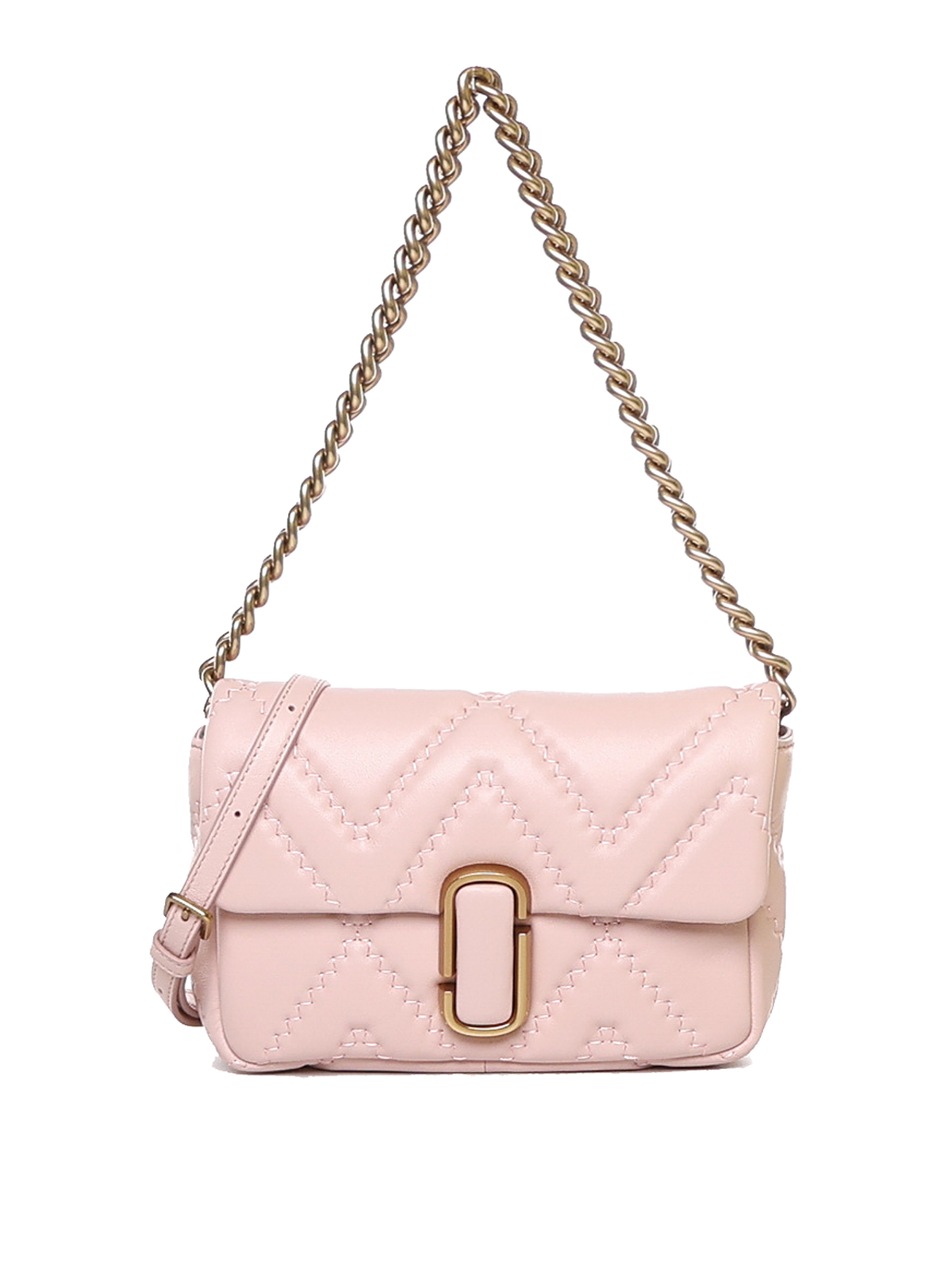 Marc Jacobs The Shoulder Bag In Nude & Neutrals
