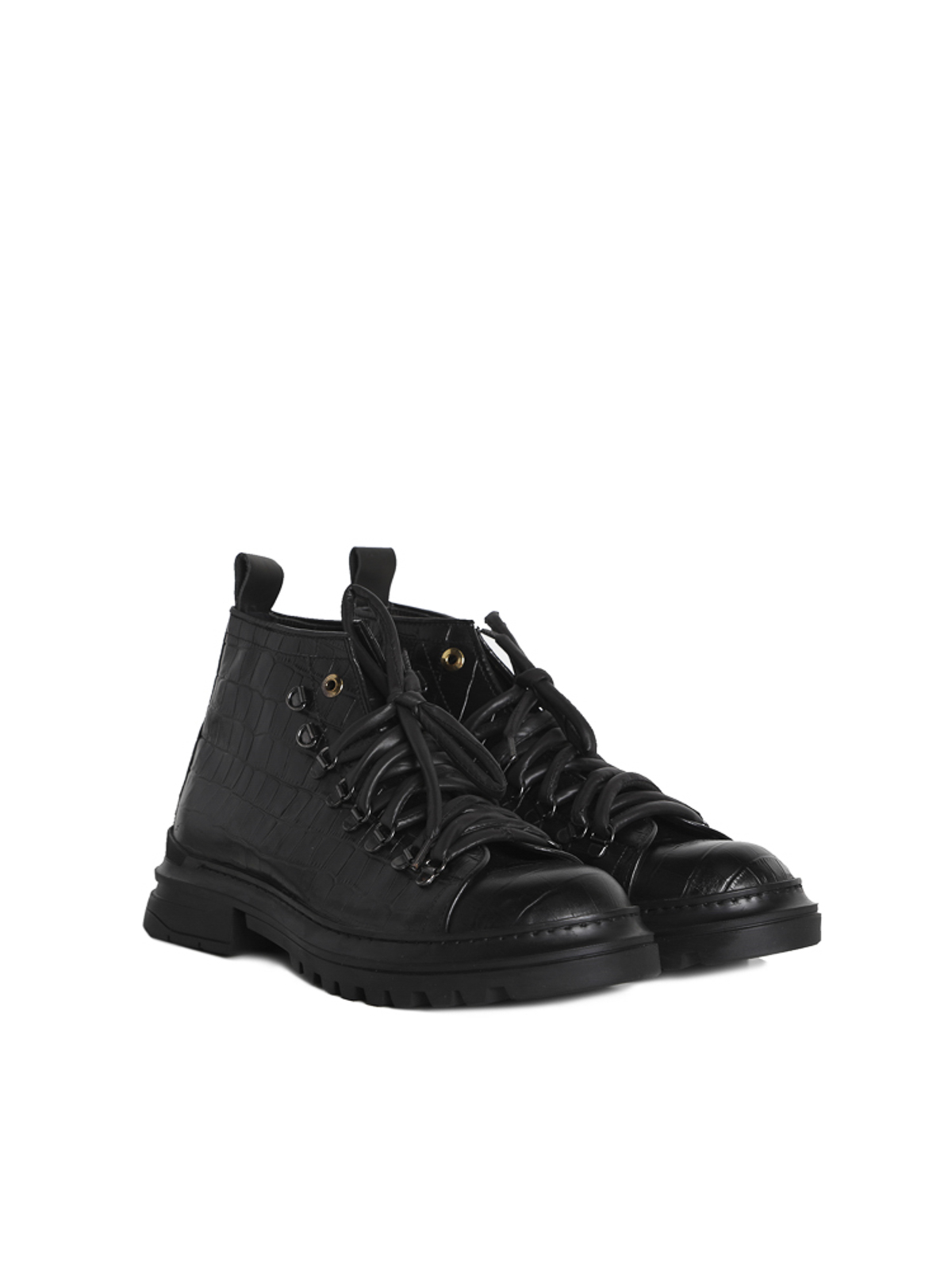 Shop Giuliano Galiano Ankle Boots In Calfskin In Negro