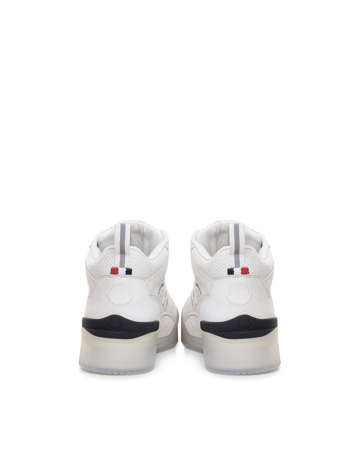 Shop Moncler Pivot High-top Sneakers In White