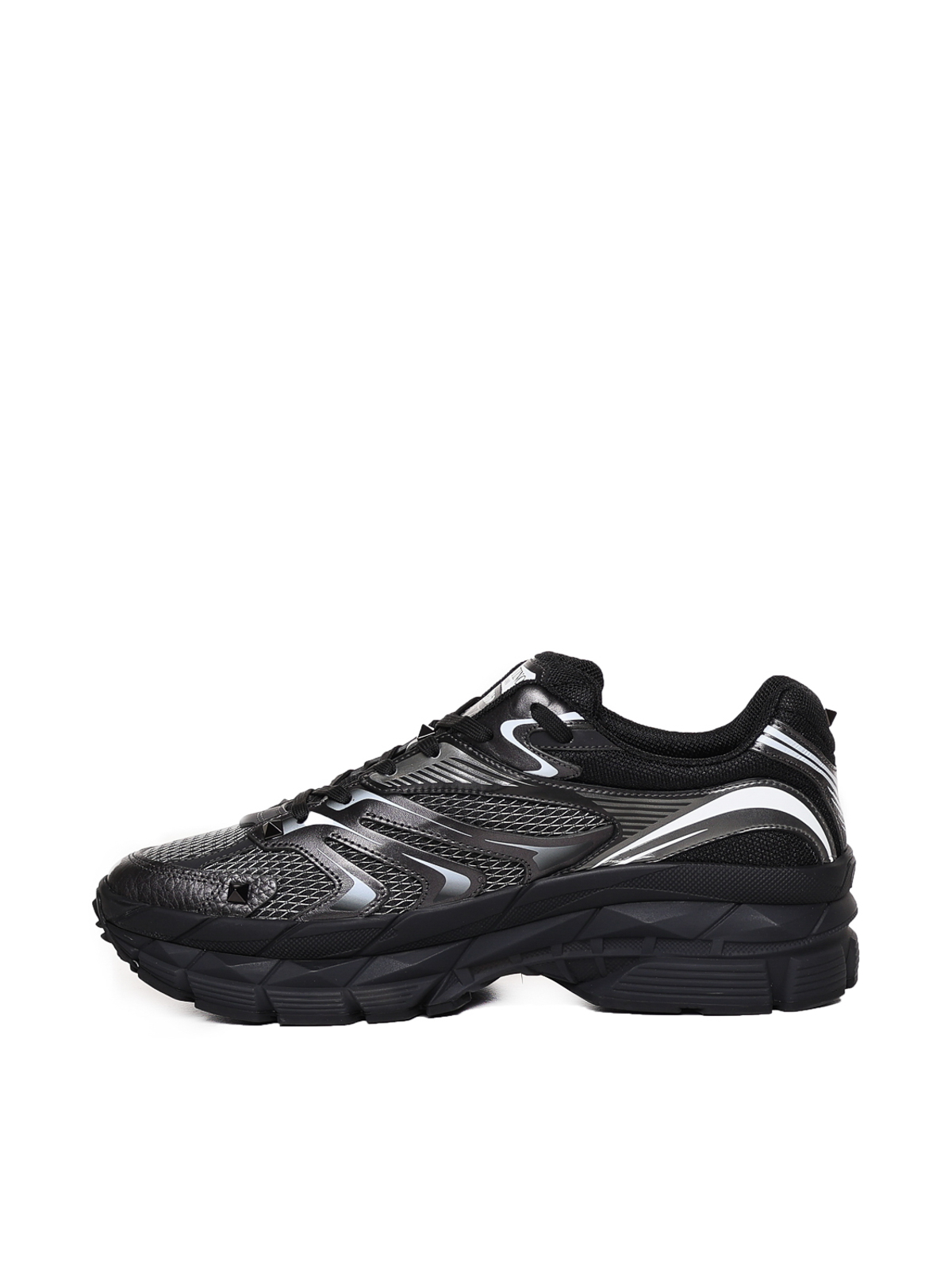 Shop Valentino Low-top Ms-2960 Sneakers In Negro