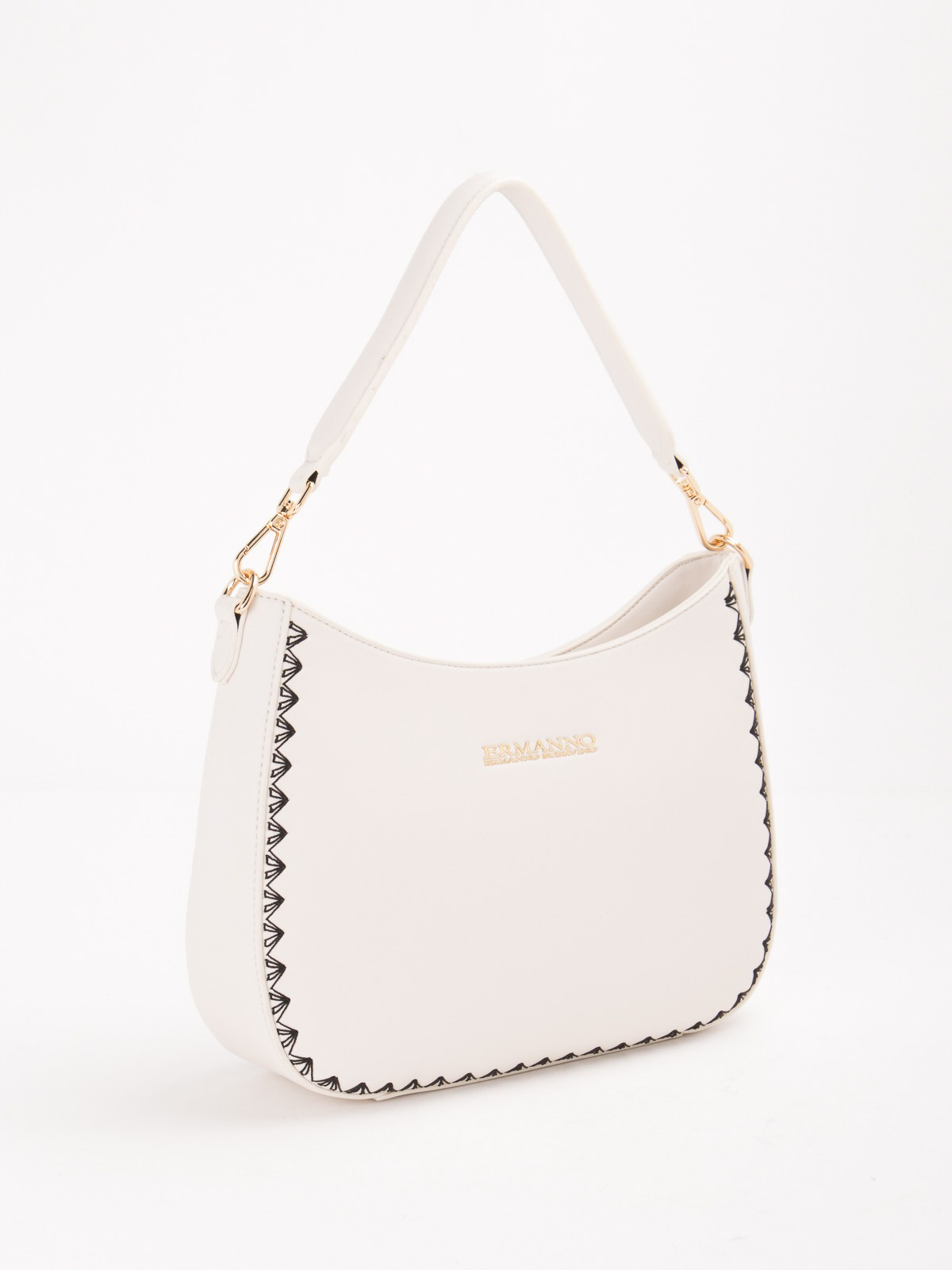 Shop Ermanno By Ermanno Scervino Shoulder Bag In White
