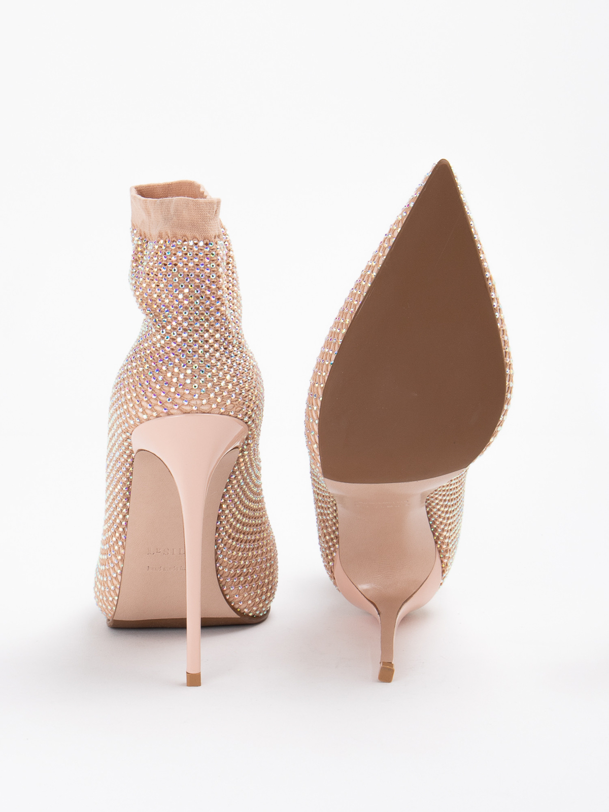 Shop Le Silla High-heel Shoes In Beige