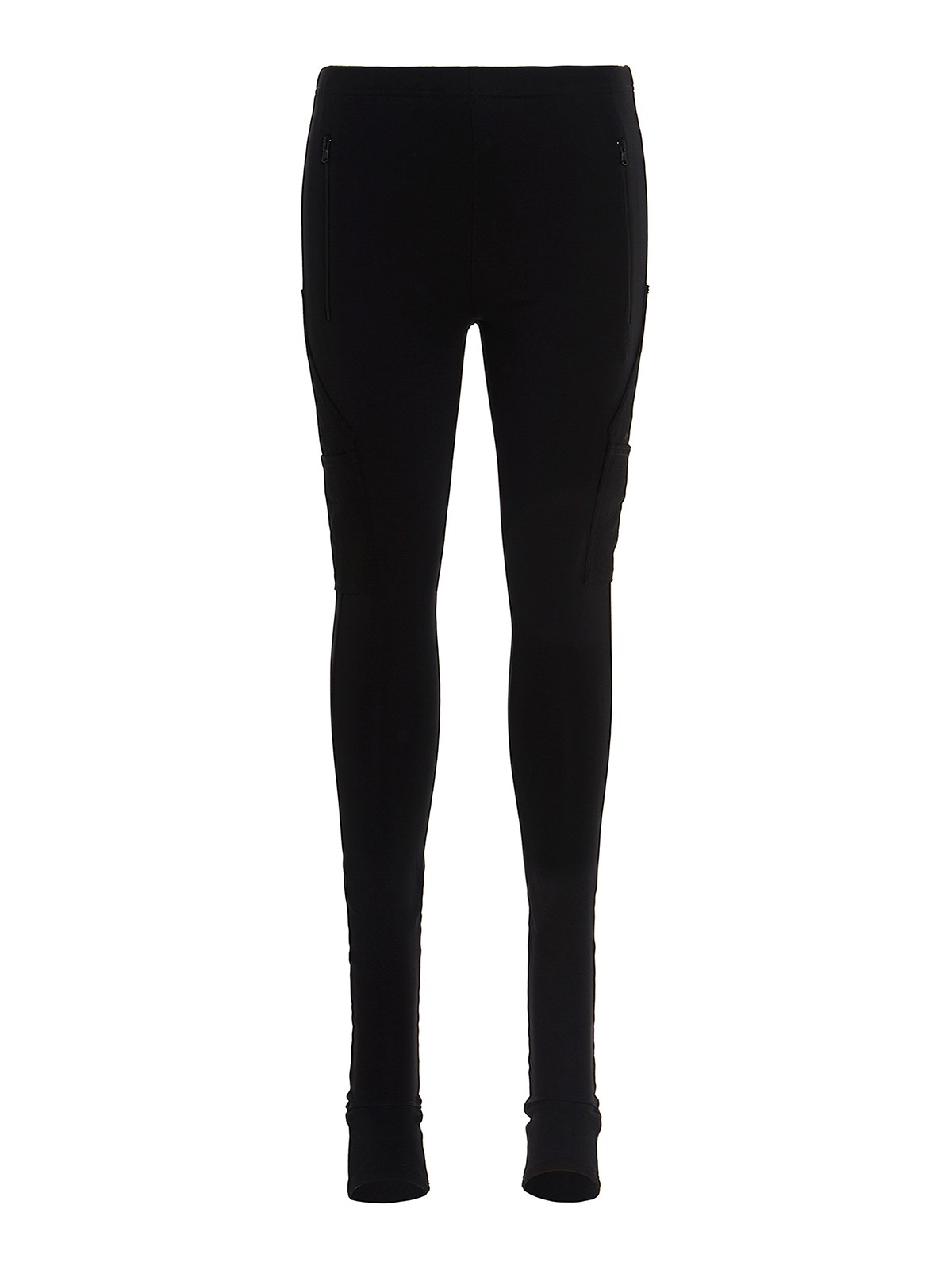 High-rise velvet leggings in black - Wardrobe NYC