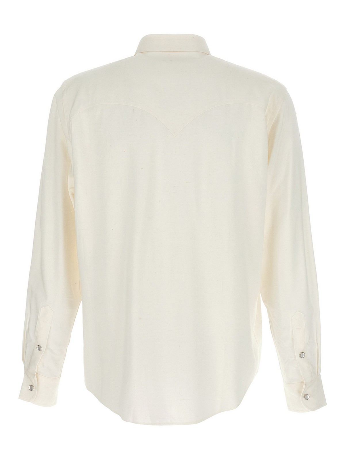 ★AMI PARIS★ Western Shirt Ivory HSH117VI0003168 Ami Paris western shirt - White - Men | HSH117VI0003168