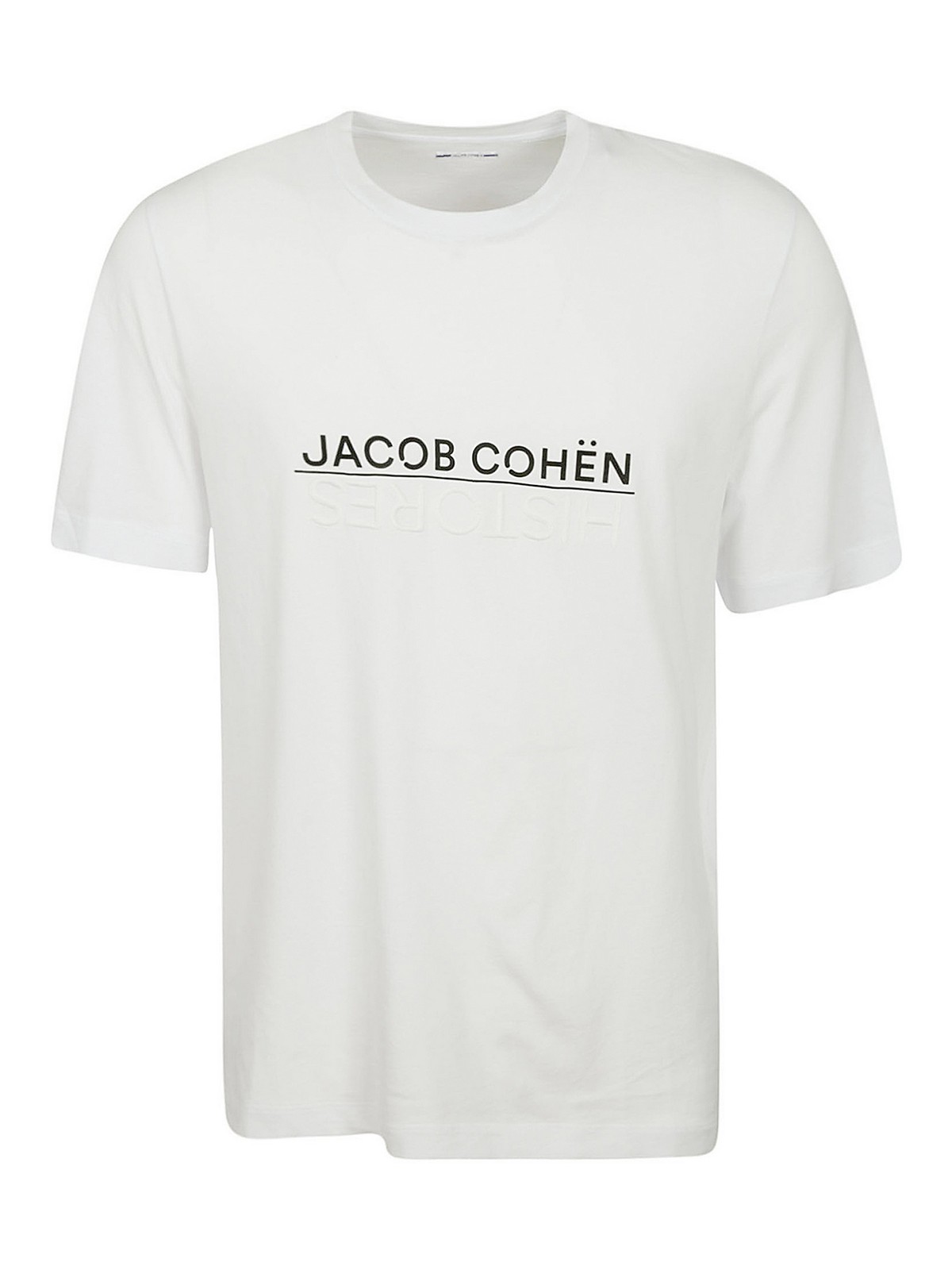 Jacob Cohen Tshirt Histores In White