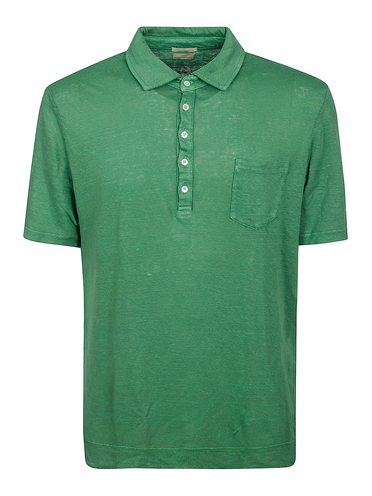 Massimo Alba Polo Shirt With Pocket In Green