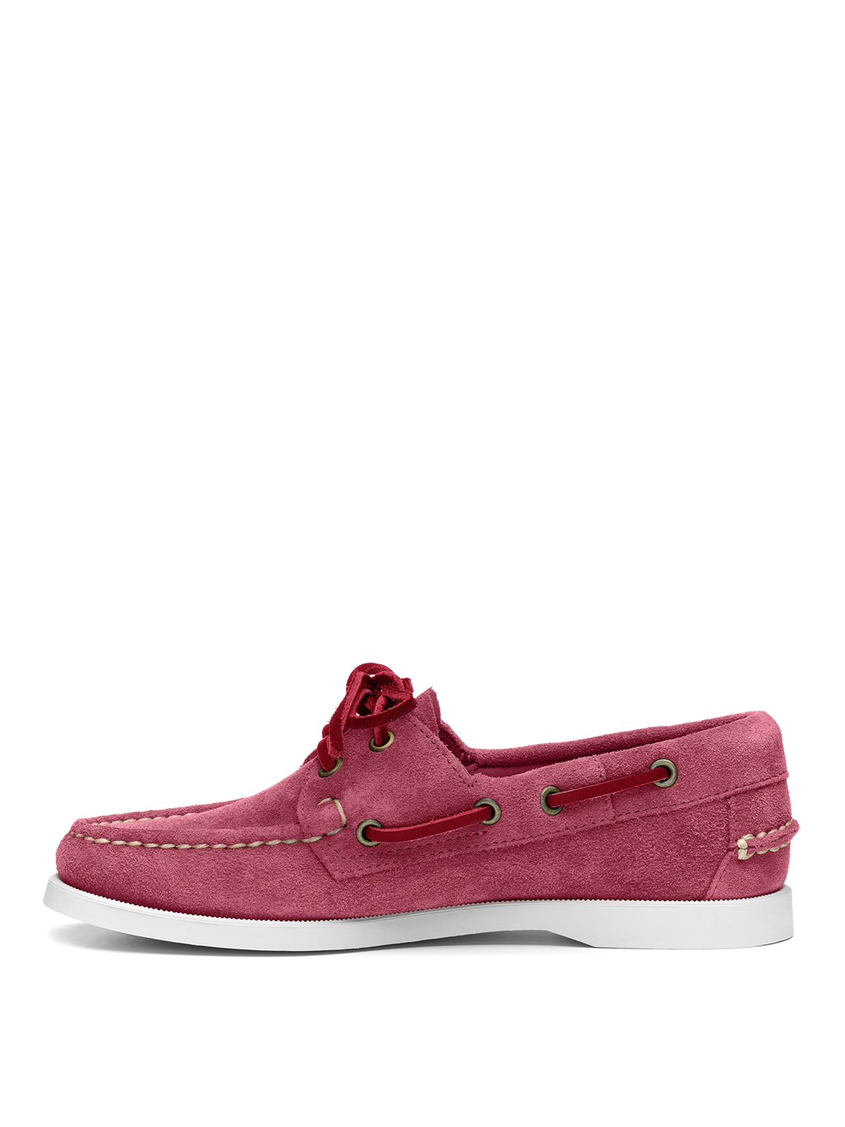 Shop Sebago Suede Loafers In Pink
