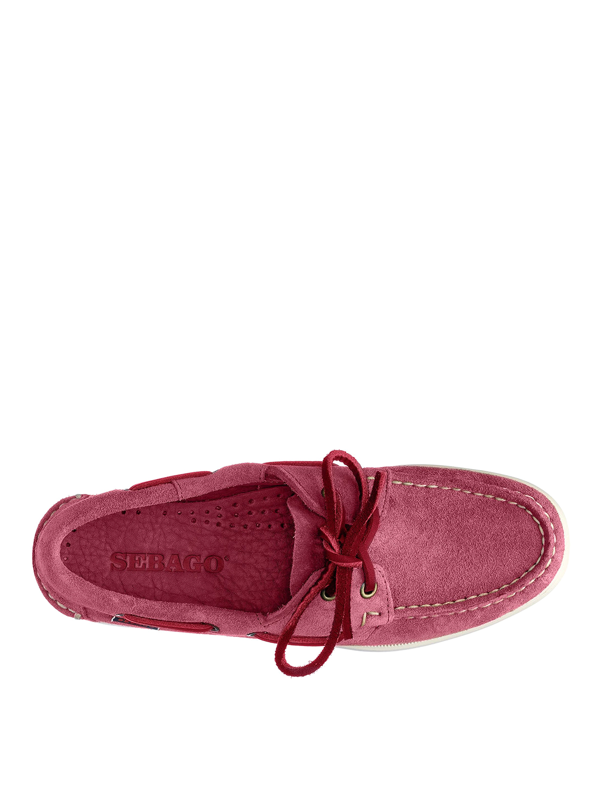 Shop Sebago Suede Loafers In Pink