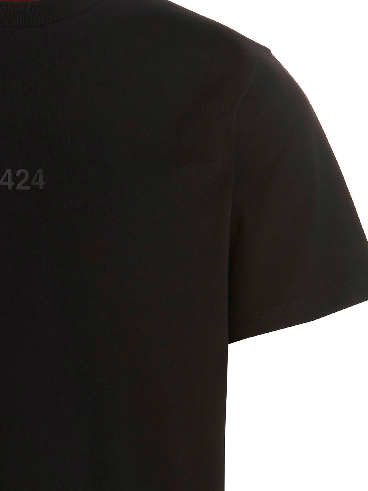 Shop 424 Camiseta - Negro In Black