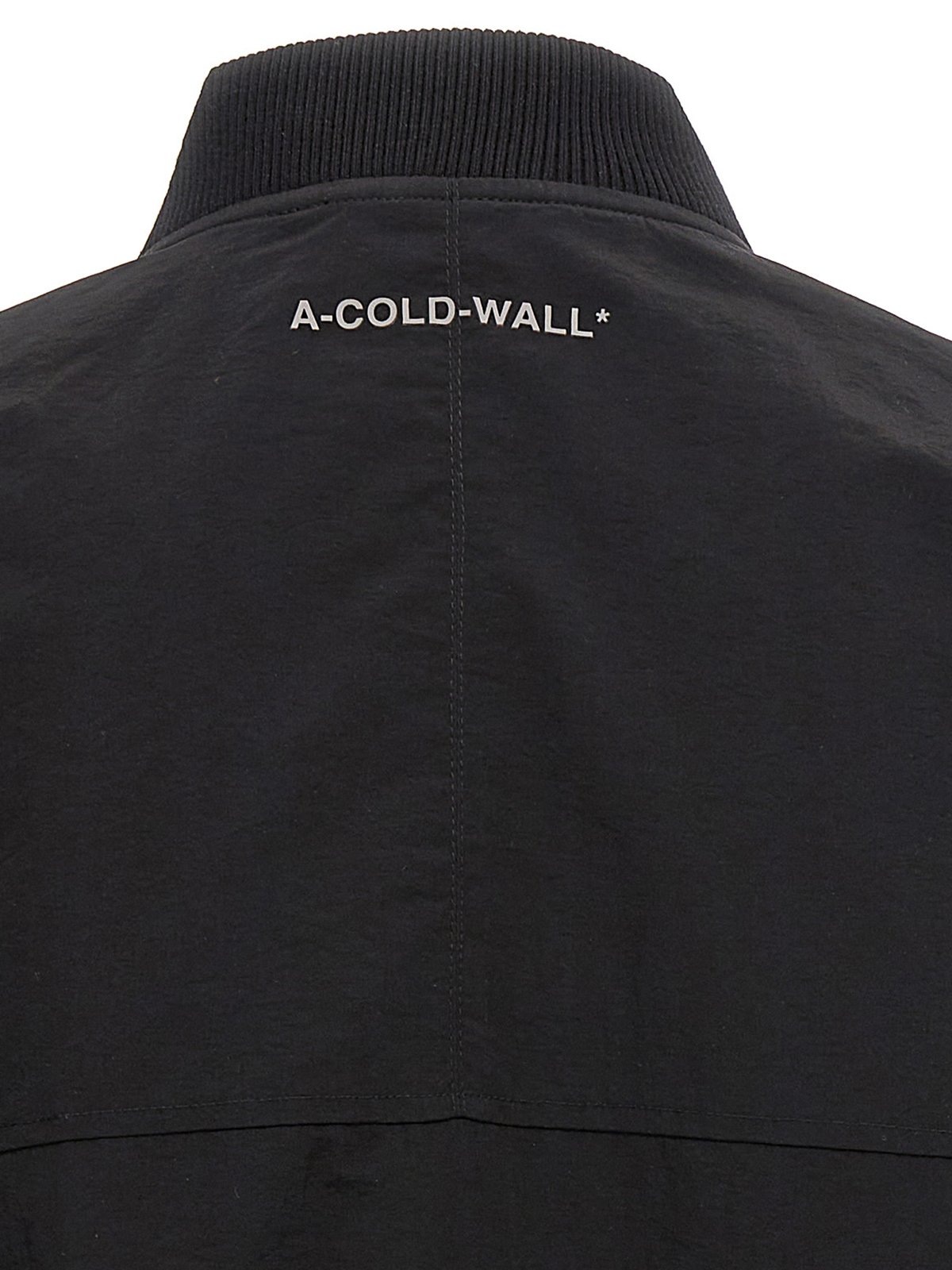 Shop A-cold-wall* Imprint Bomber Jacket In Negro