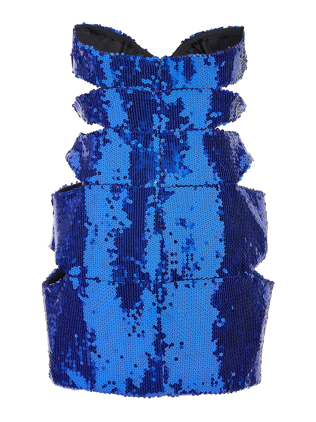 Shop Alexandre Vauthier Vestido Midi - Azul In Blue