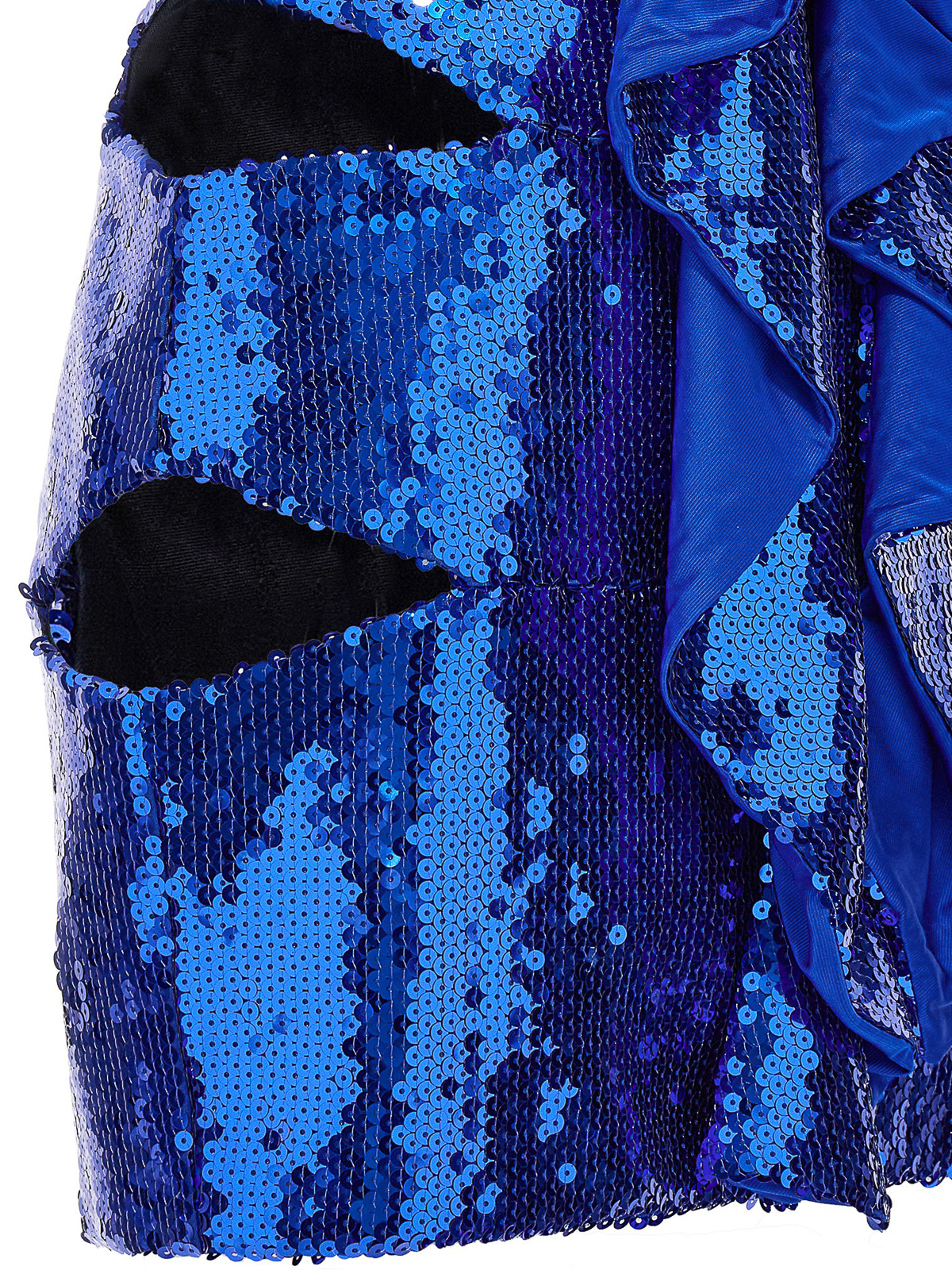 Shop Alexandre Vauthier Couture Edit Short Dress In Blue