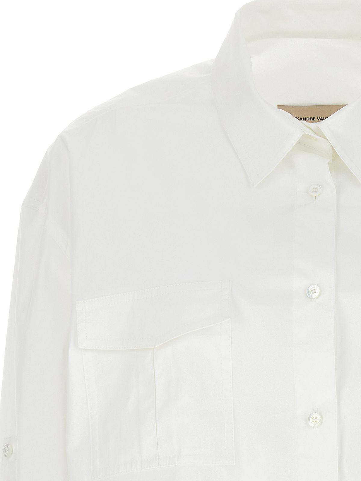 Shop Alexandre Vauthier Pocket Shirt In White