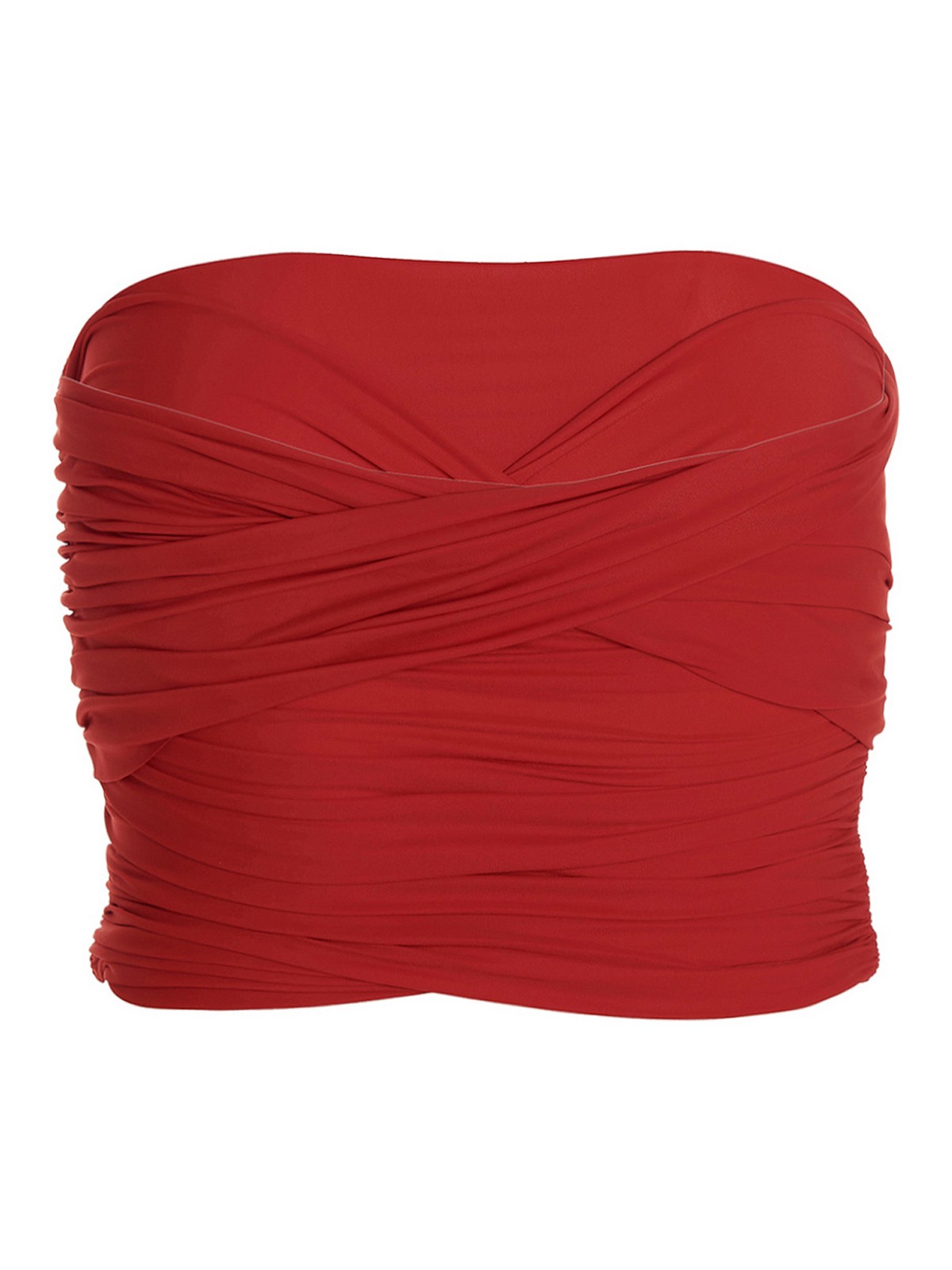 Shop Atlein Top - Rojo In Red