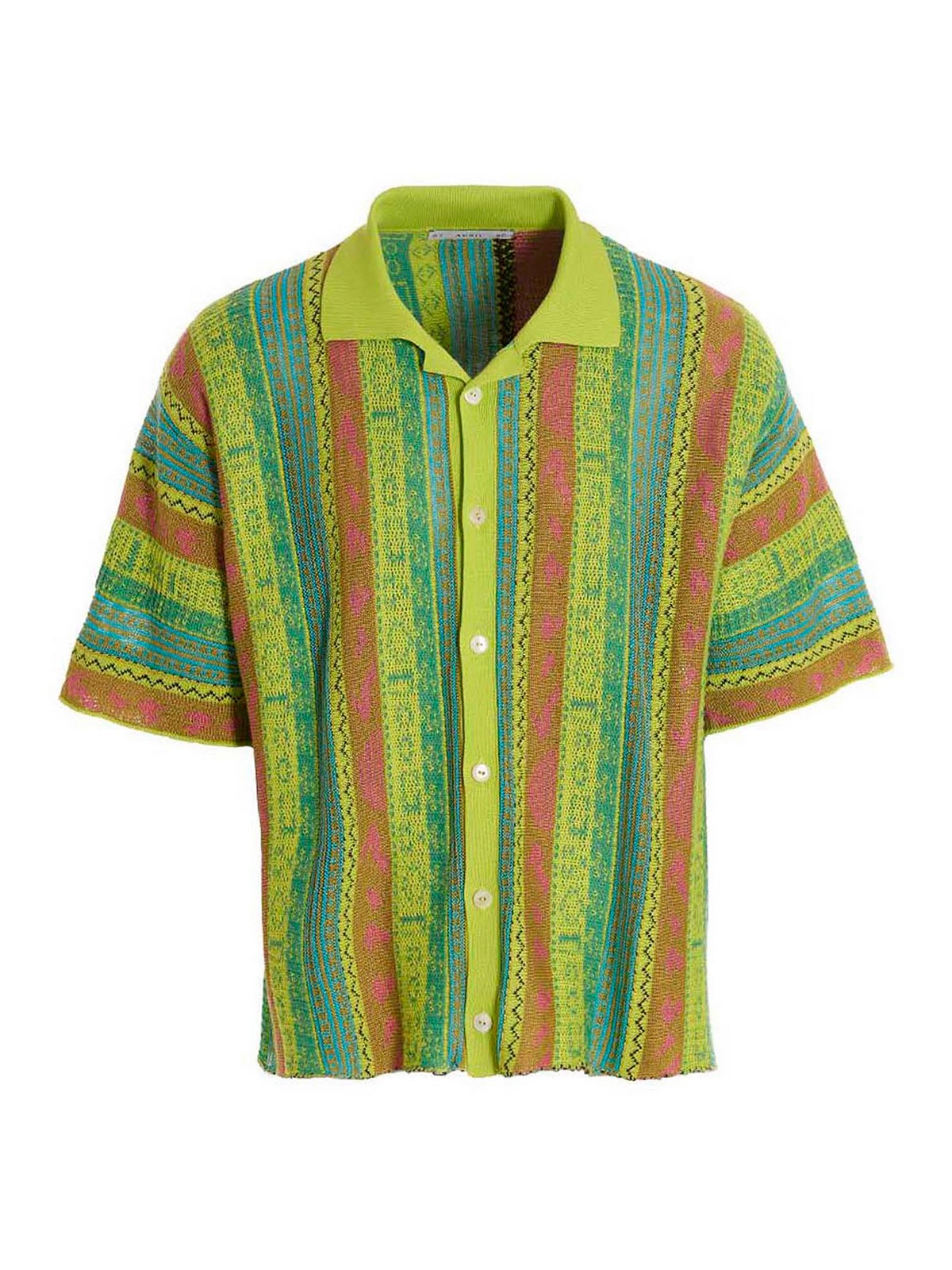 Shop Avril8790 Jacquard Shirt In Multicolour