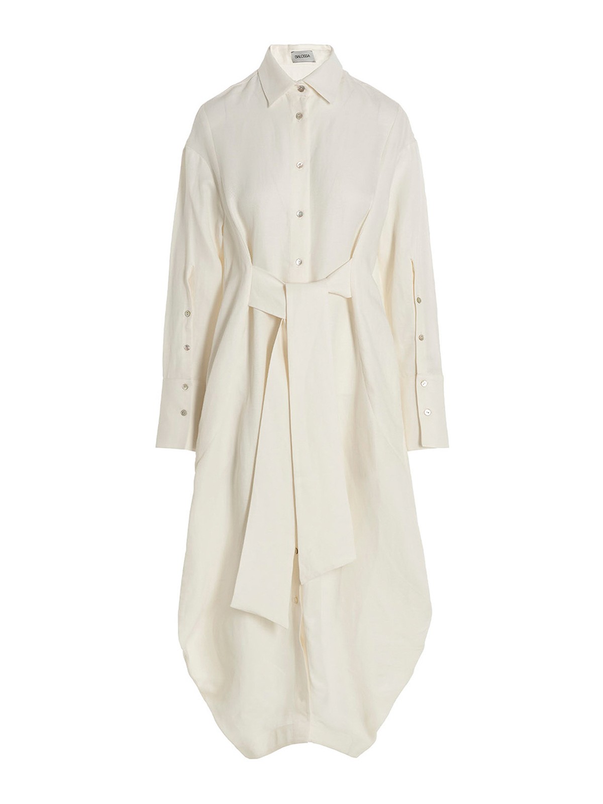 Shop Balossa Semira Maxi Dress In White