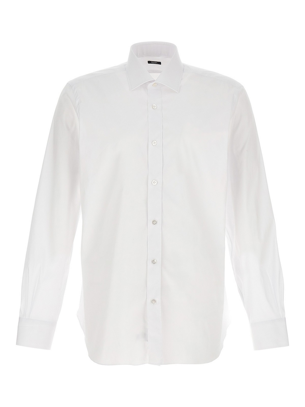 Tシャツ・カットソー BARBA SS24 Poplin shirt (T1U12P01PZ2700 0001) Barba Poplin shirt - White - Men | T1U12P01PZ2700U0001