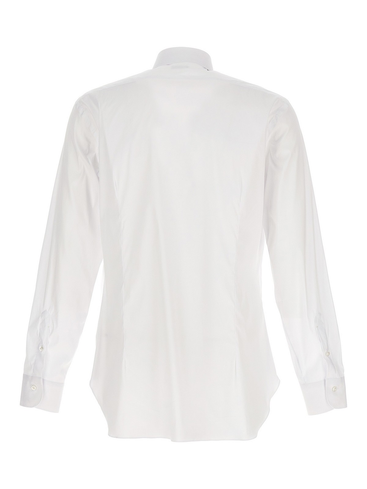 Tシャツ・カットソー BARBA SS24 Poplin shirt (T1U12P01PZ2701 0001) Barba Poplin shirt - White - Men | T1U12P01PZ2700U0001