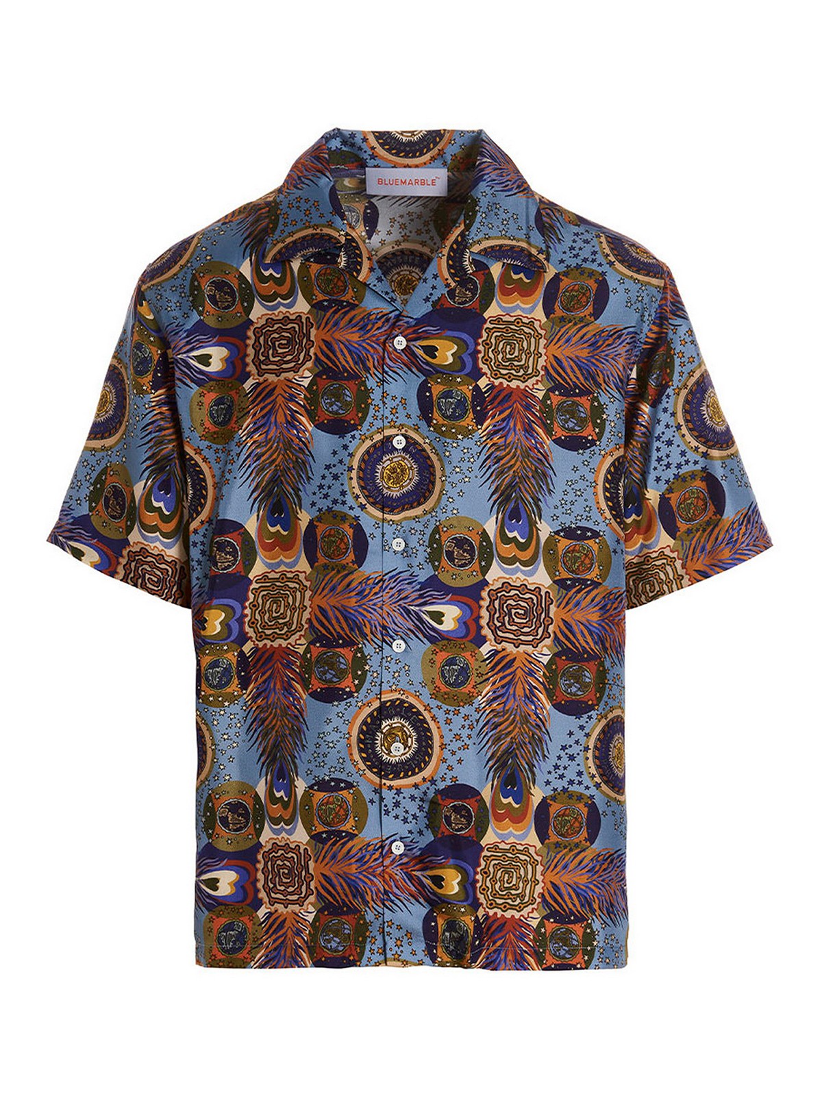 Shop Bluemarble All-over Print Shirt In Multicolour