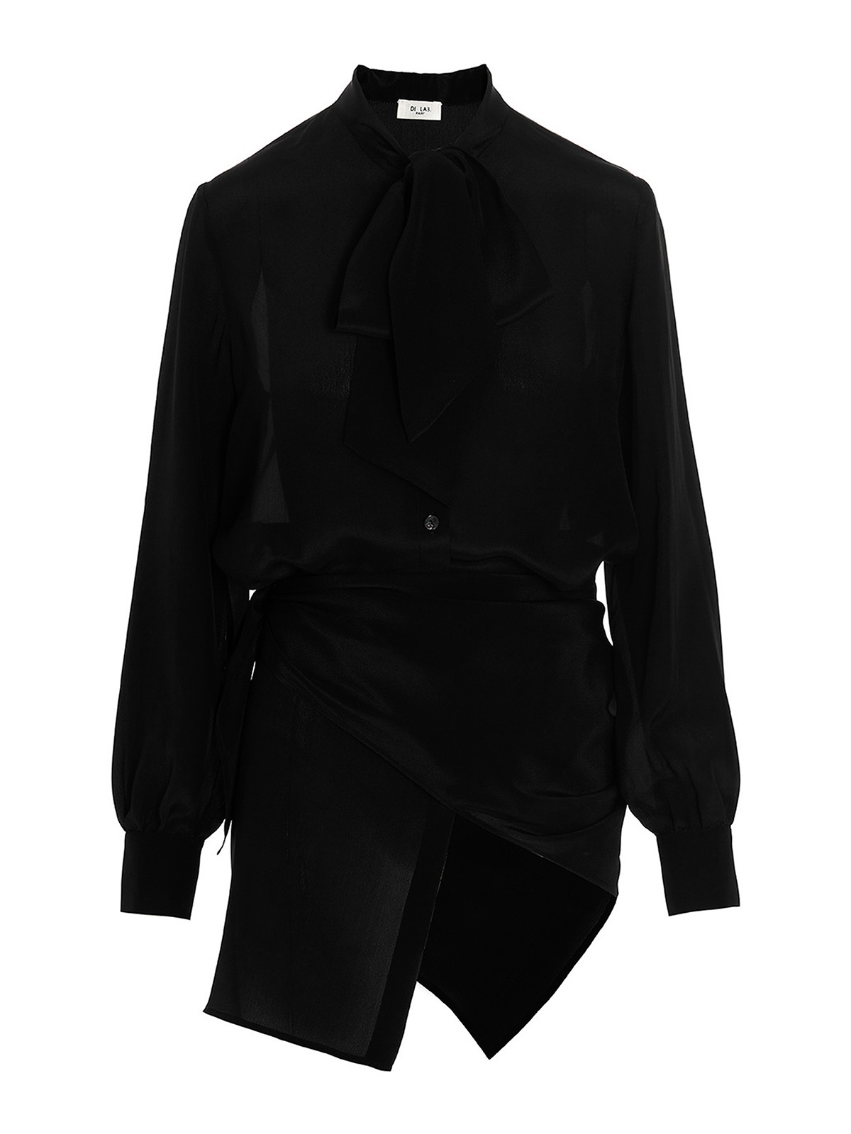 Shop Di.la3 Pari' Camisa - Negro In Black