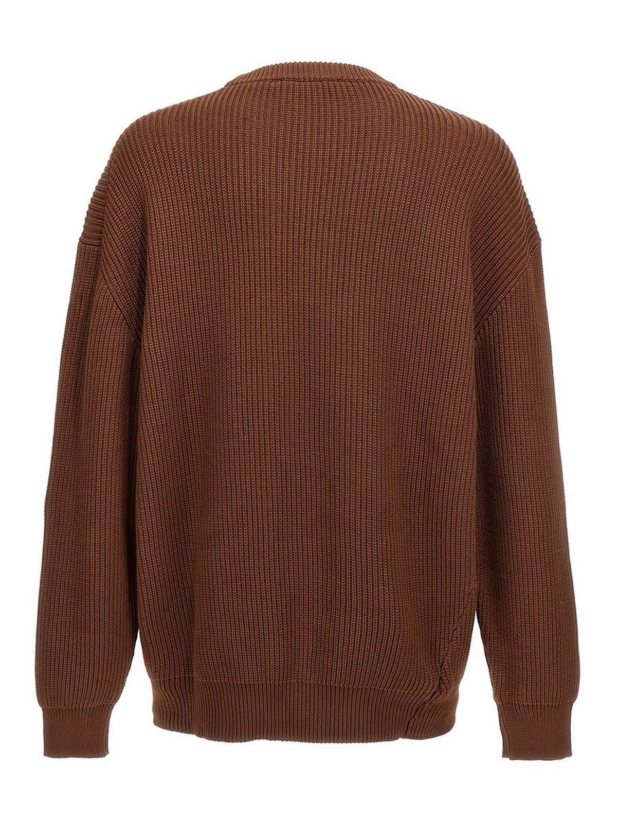 Shop Hed Mayner Twisted Sweater In Marrón