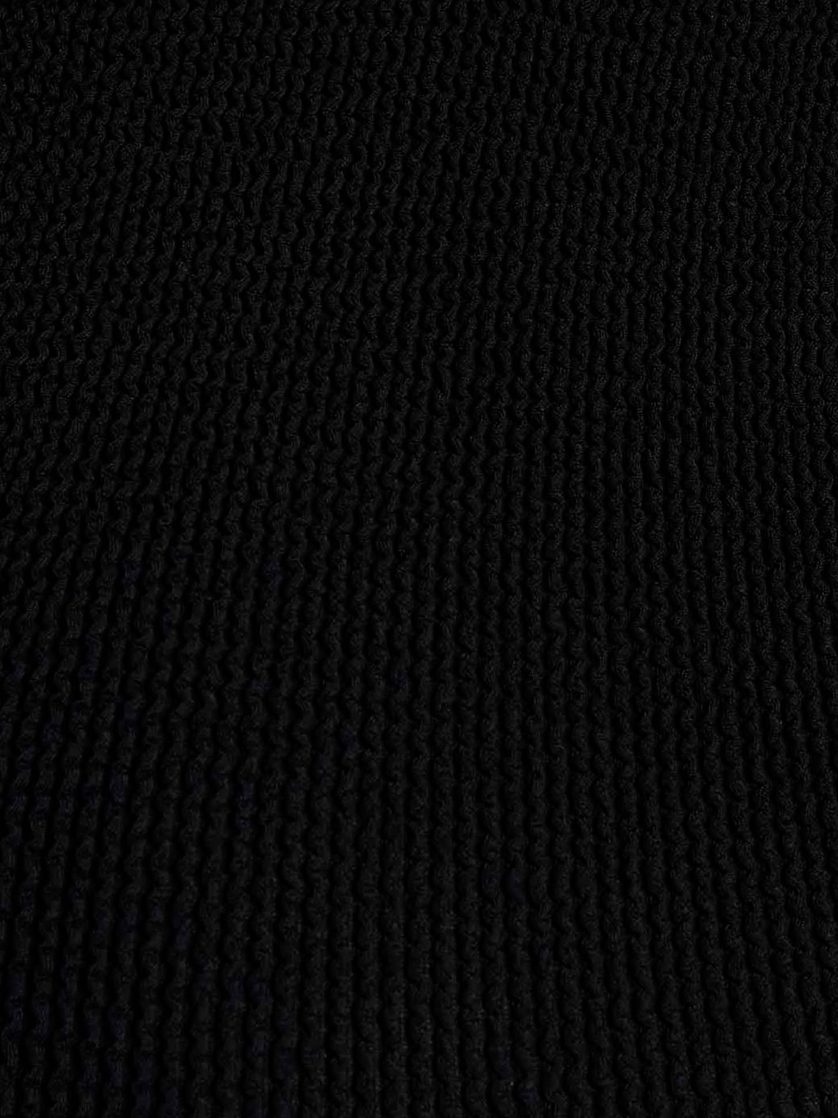 Shop Hunza G Top - Seamless Crinkle In Black