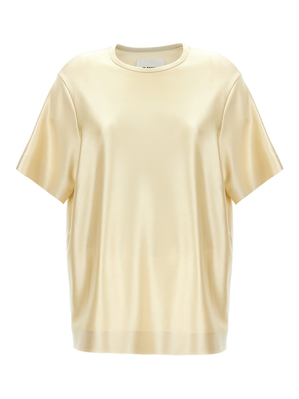 Shop Jil Sander Camiseta - Dorado