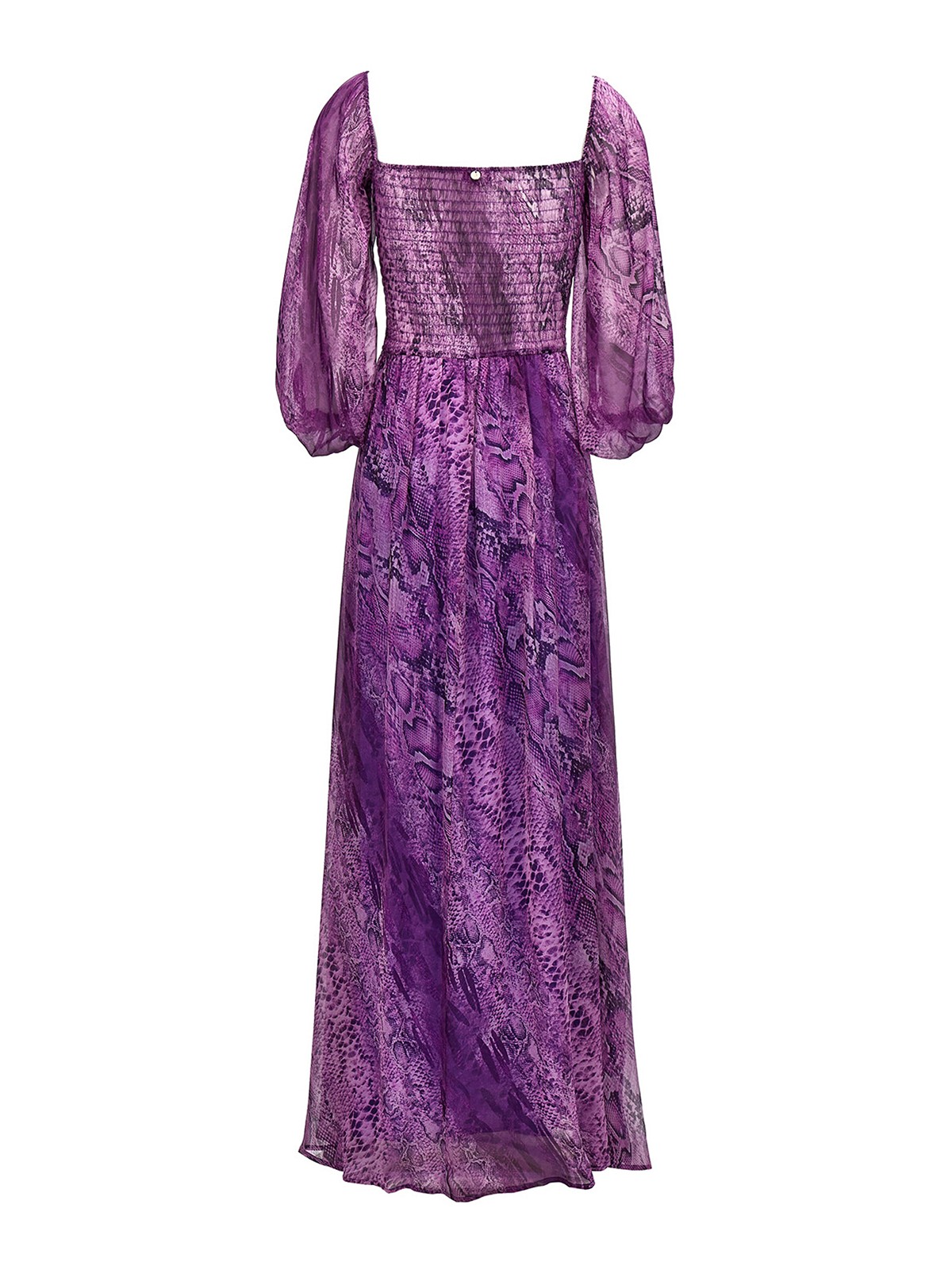 Shop Liu •jo Animal Print Dress In Purple