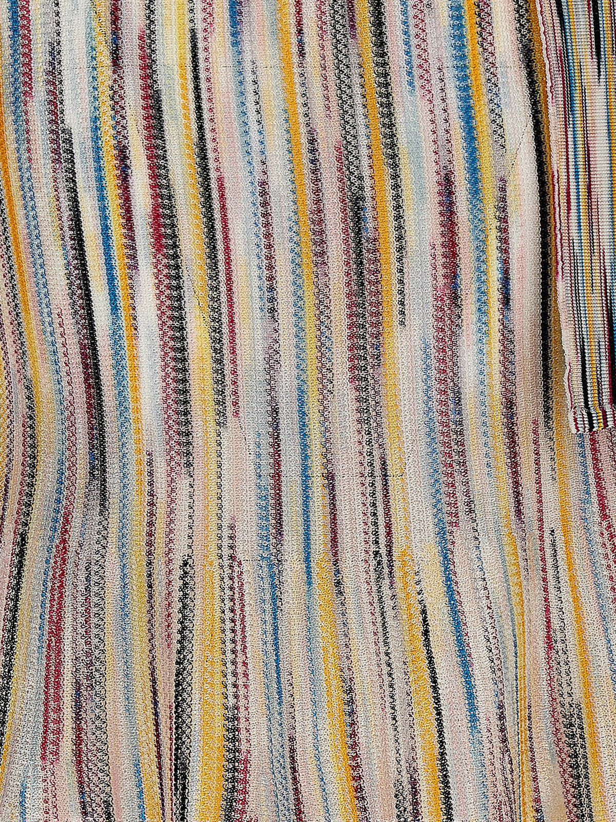 Shop Missoni Bow Striped Top In Multicolor