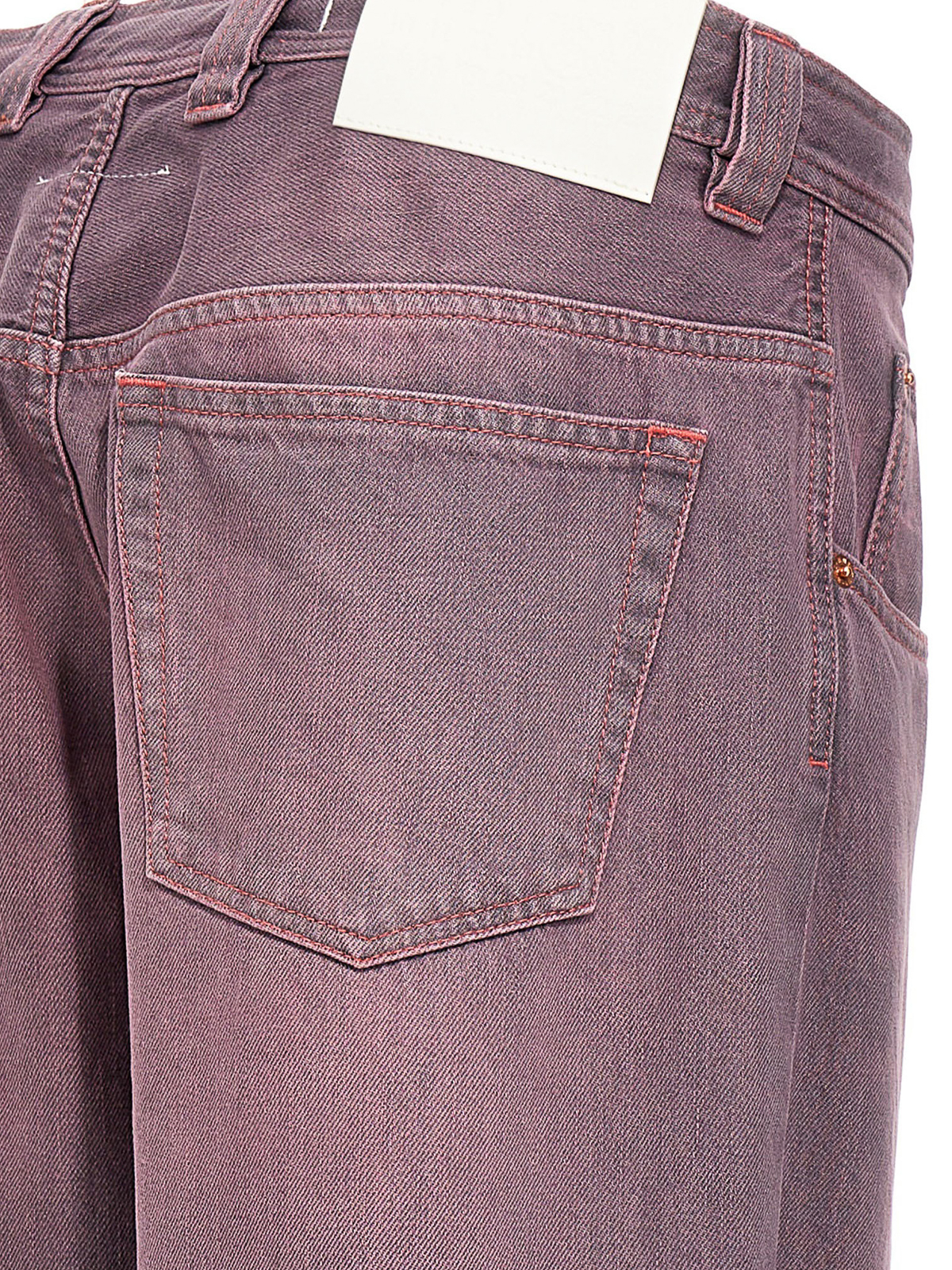MM6 Maison Margiela ストレートジーンズ - 紫 | S62LB0106S30863252 MM6 Maison Margiela ストレートジーンズ - 紫 | S62LB0106S30863252
