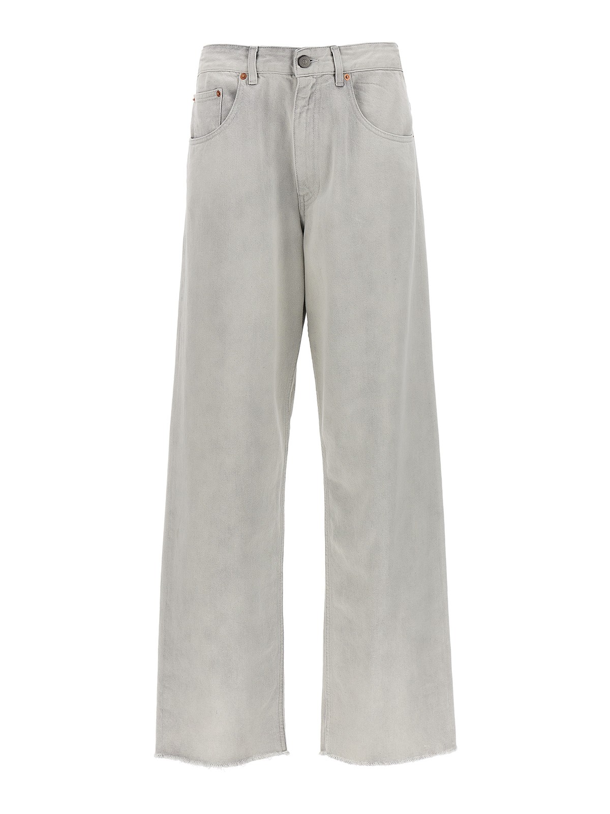 MM6 Light Grey Straight Jeans マルジェラウエスト約365cm×2
