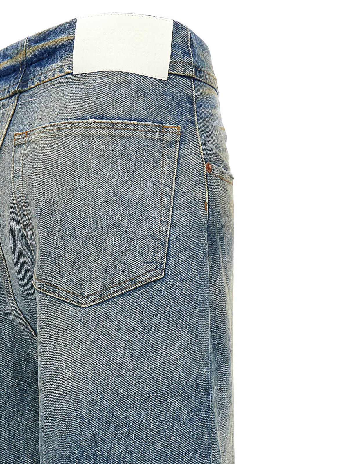 MM6 Maison Margiela ストレートジーンズ - ライトブルー