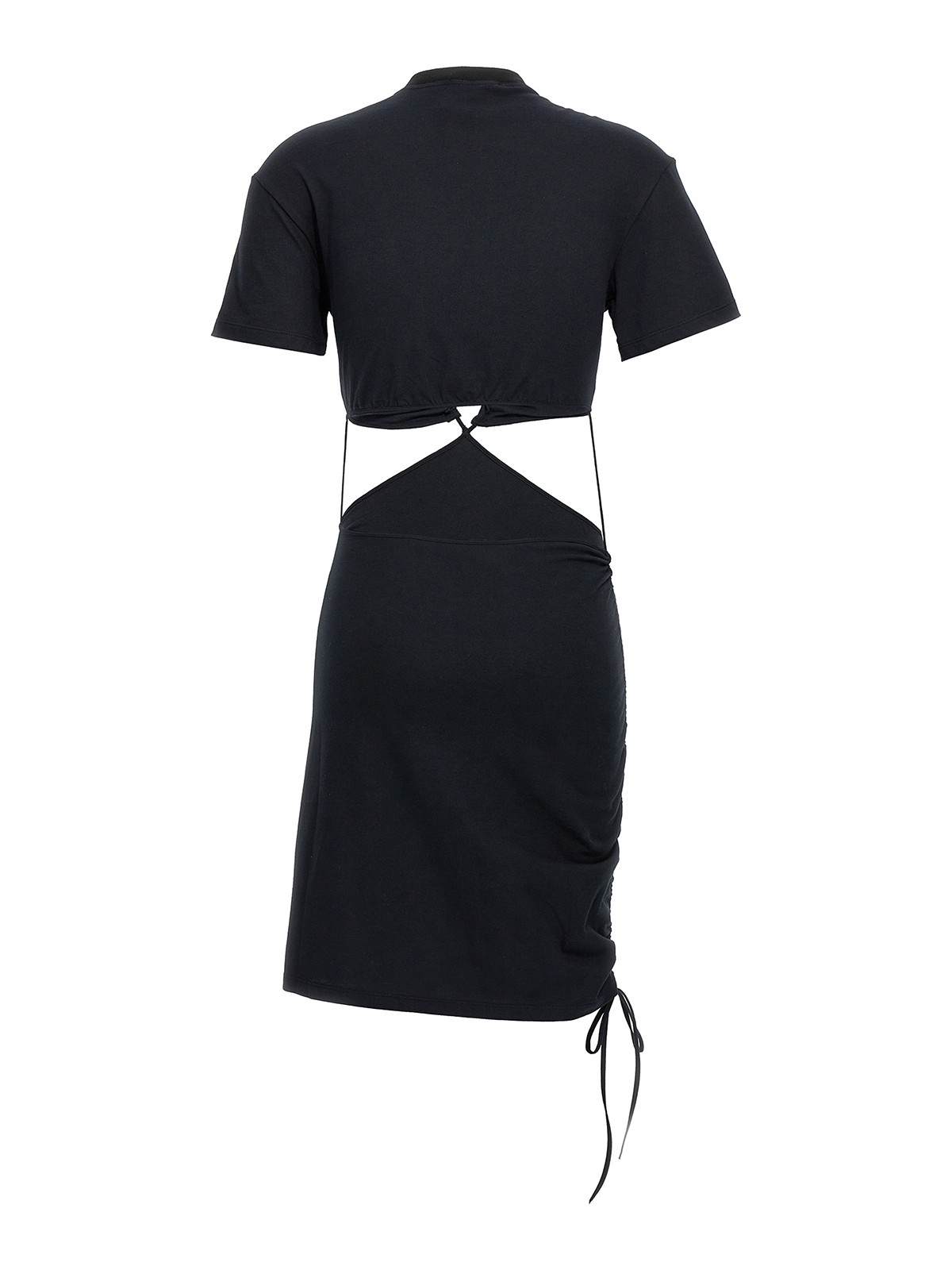 Shop Nensi Dojaka Cut-out T-shirt Dress In Black