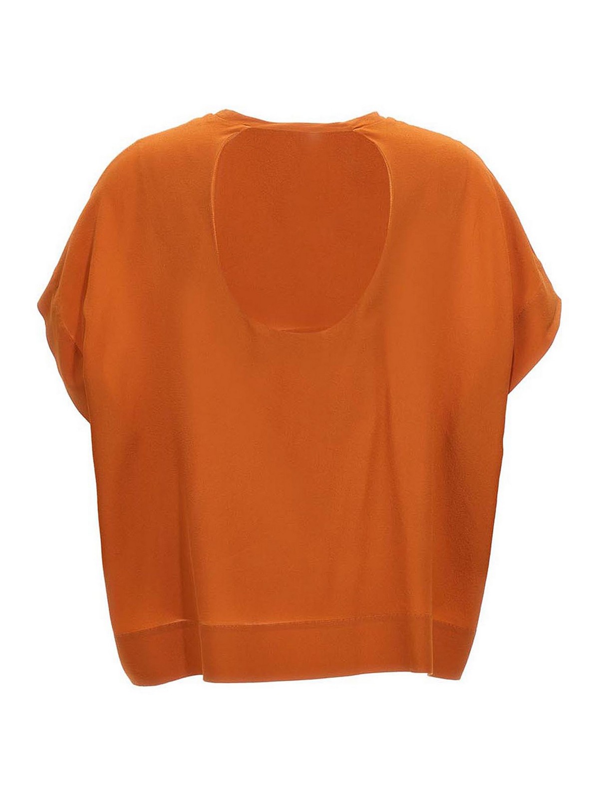 Shop Nude Blusa - Naranja In Orange