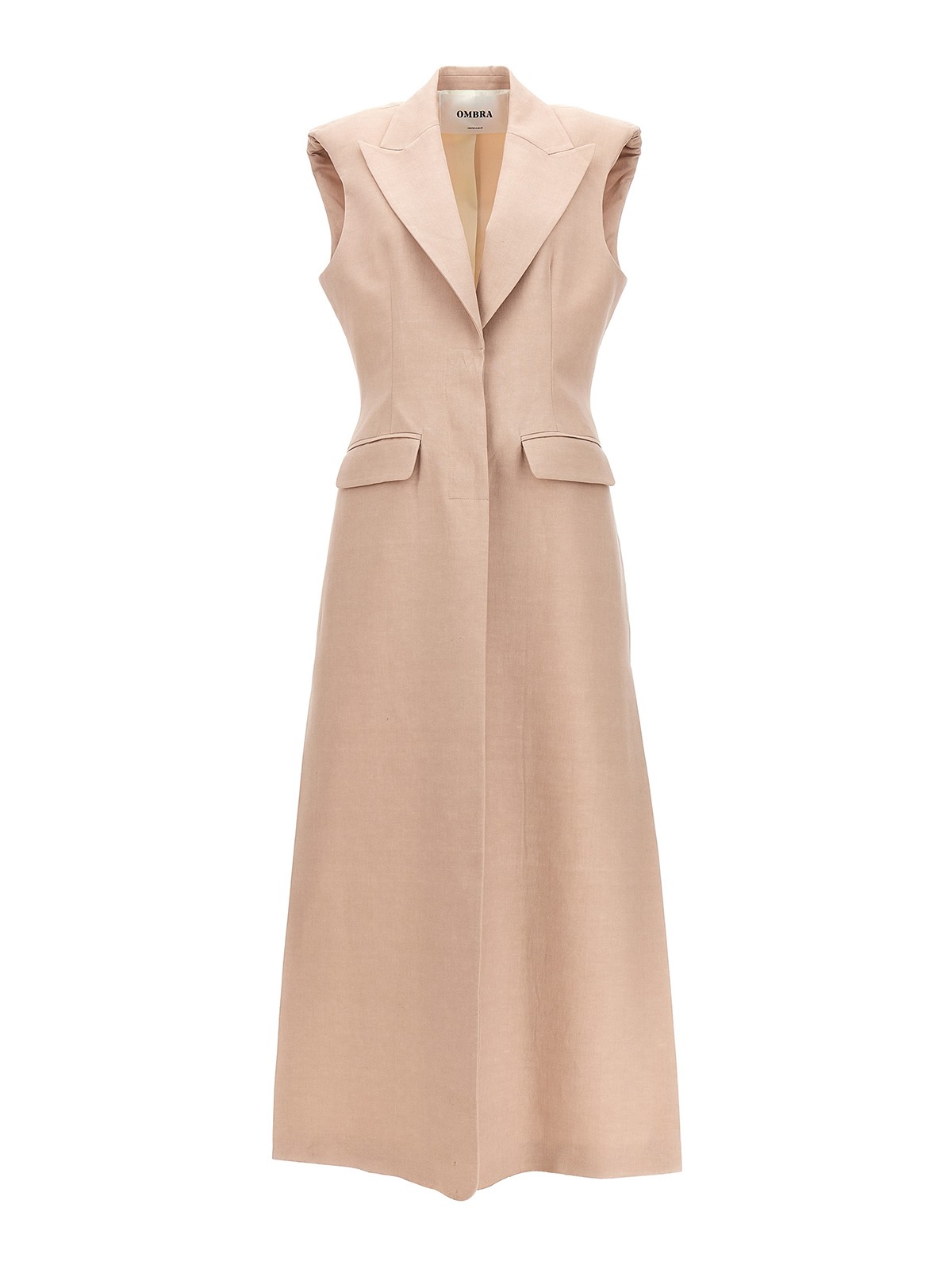Shop Ombra Milano Chaleco - Color Carne Y Neutral In Nude & Neutrals