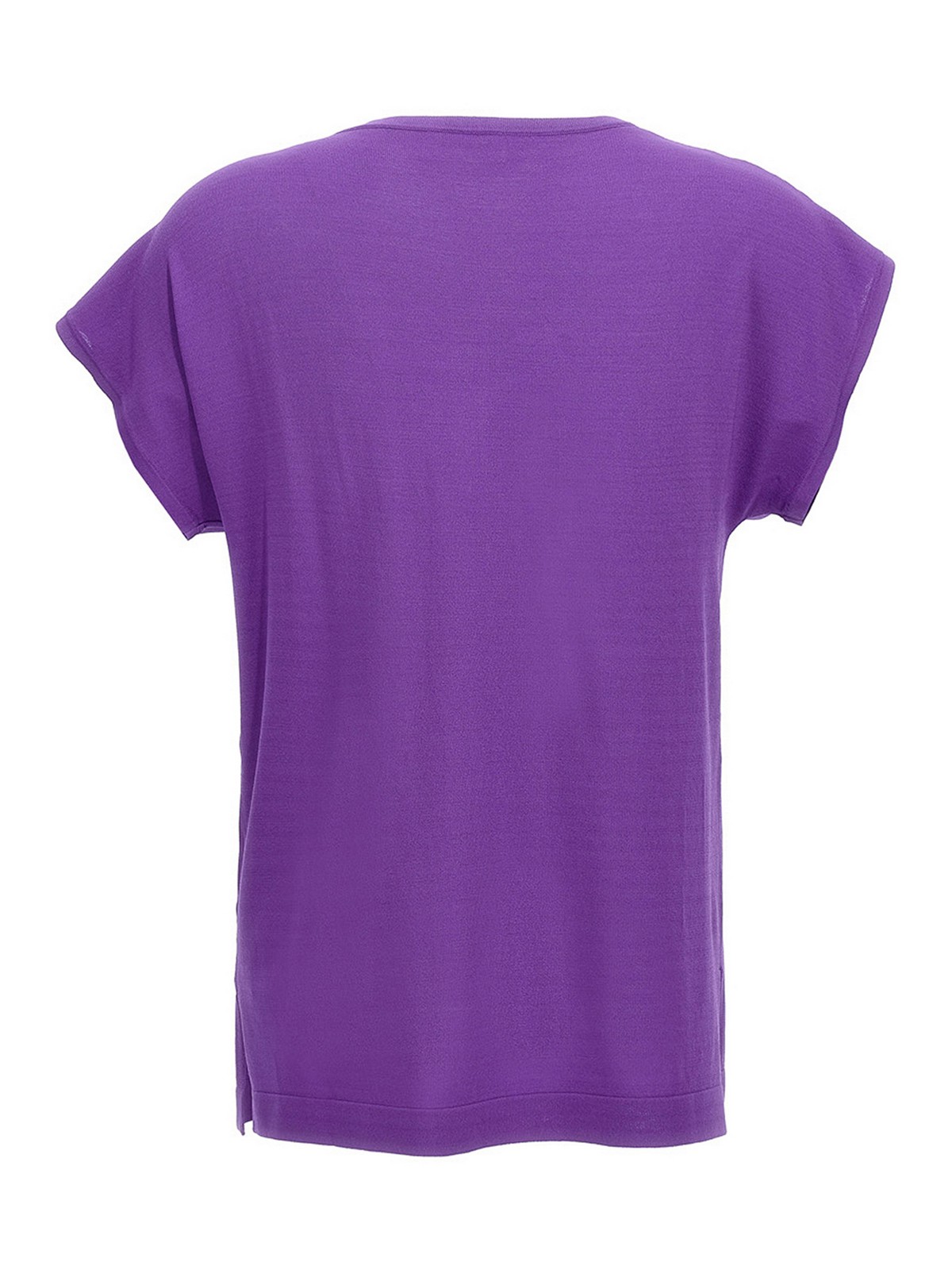 Shop P.a.r.o.s.h Roux T-shirt In Purple