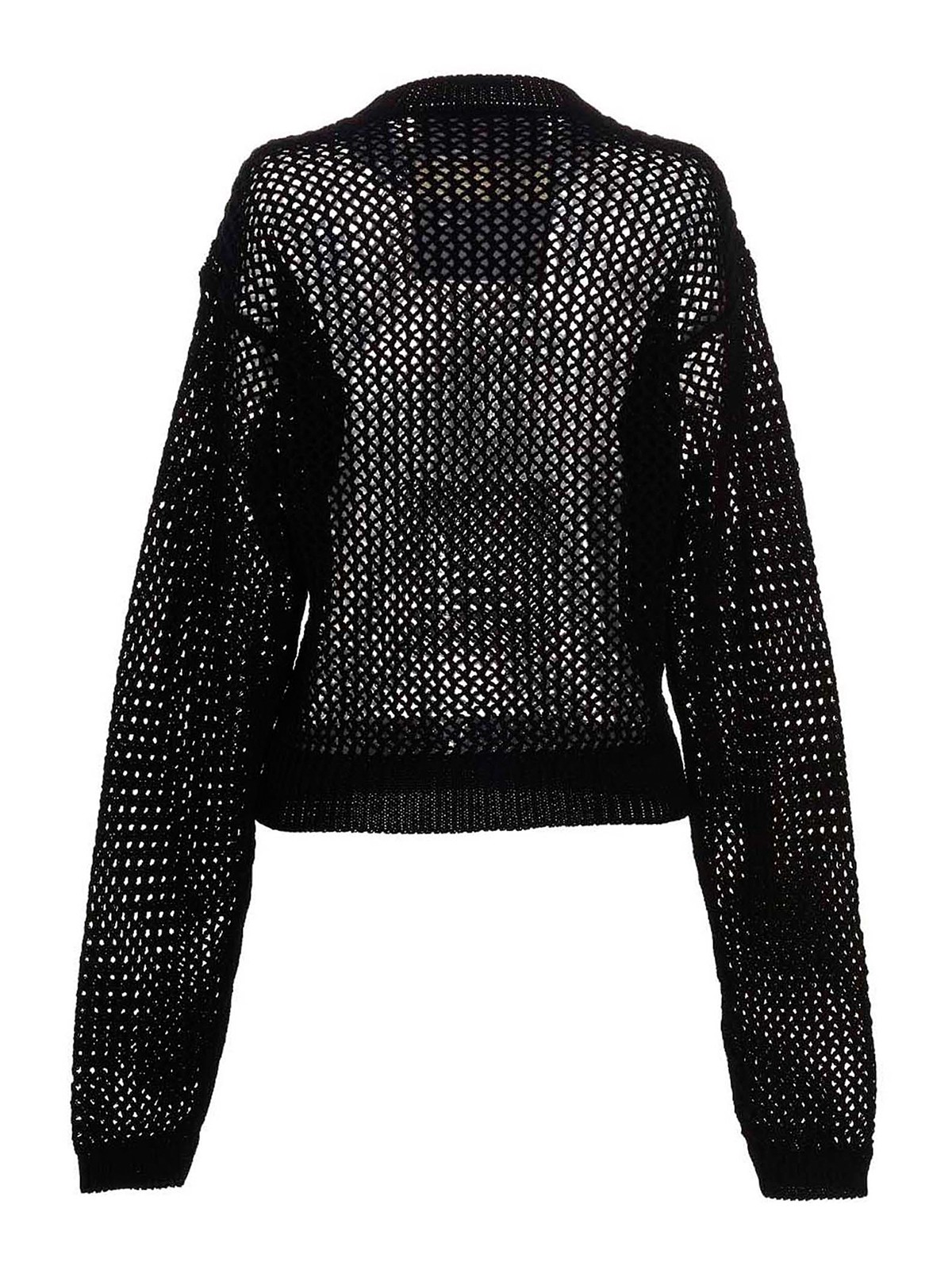 Shop Ramael Bio Cable Sweater In Black