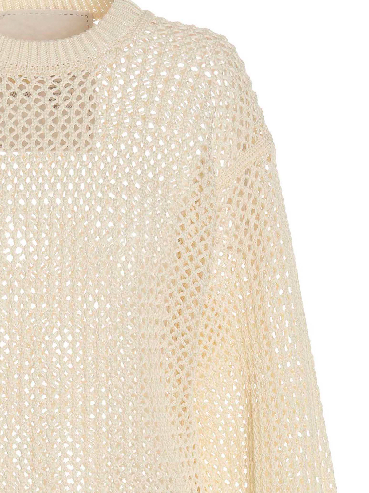 Shop Ramael Bio Cable Sweater In White