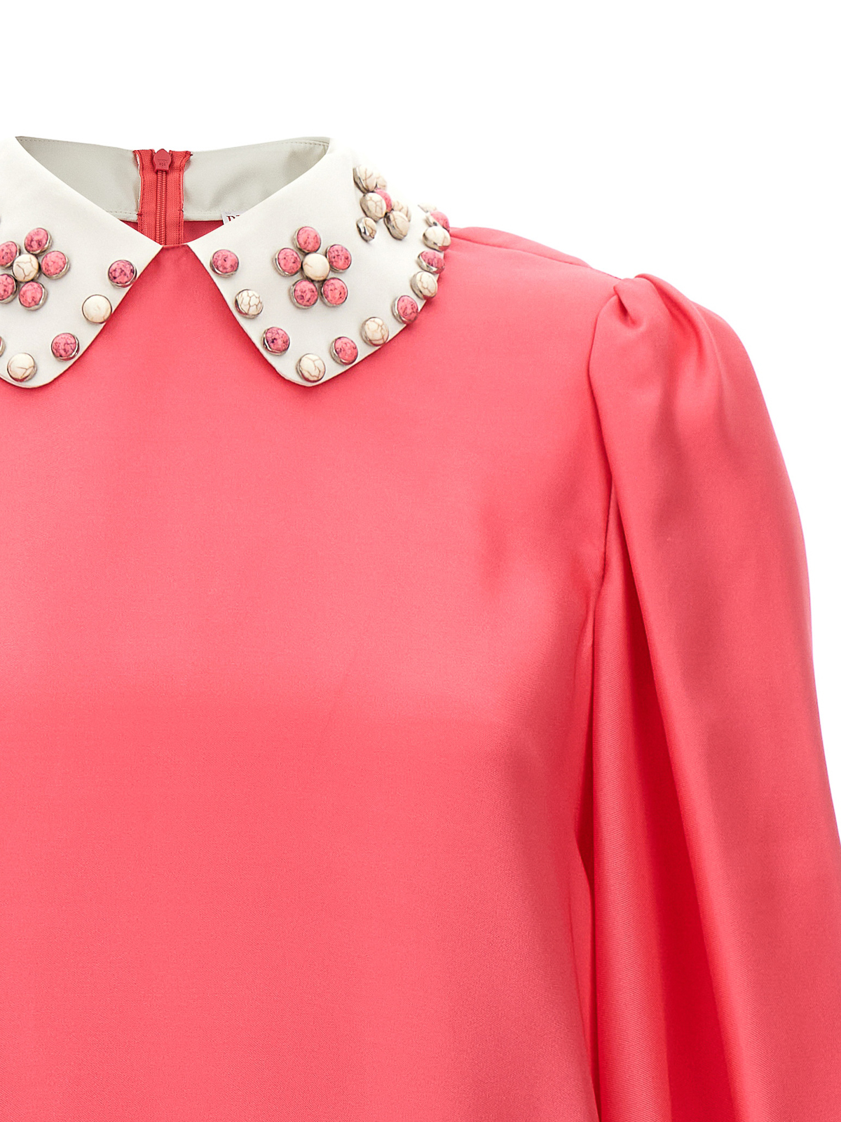 Red valentino hot sale collar dress